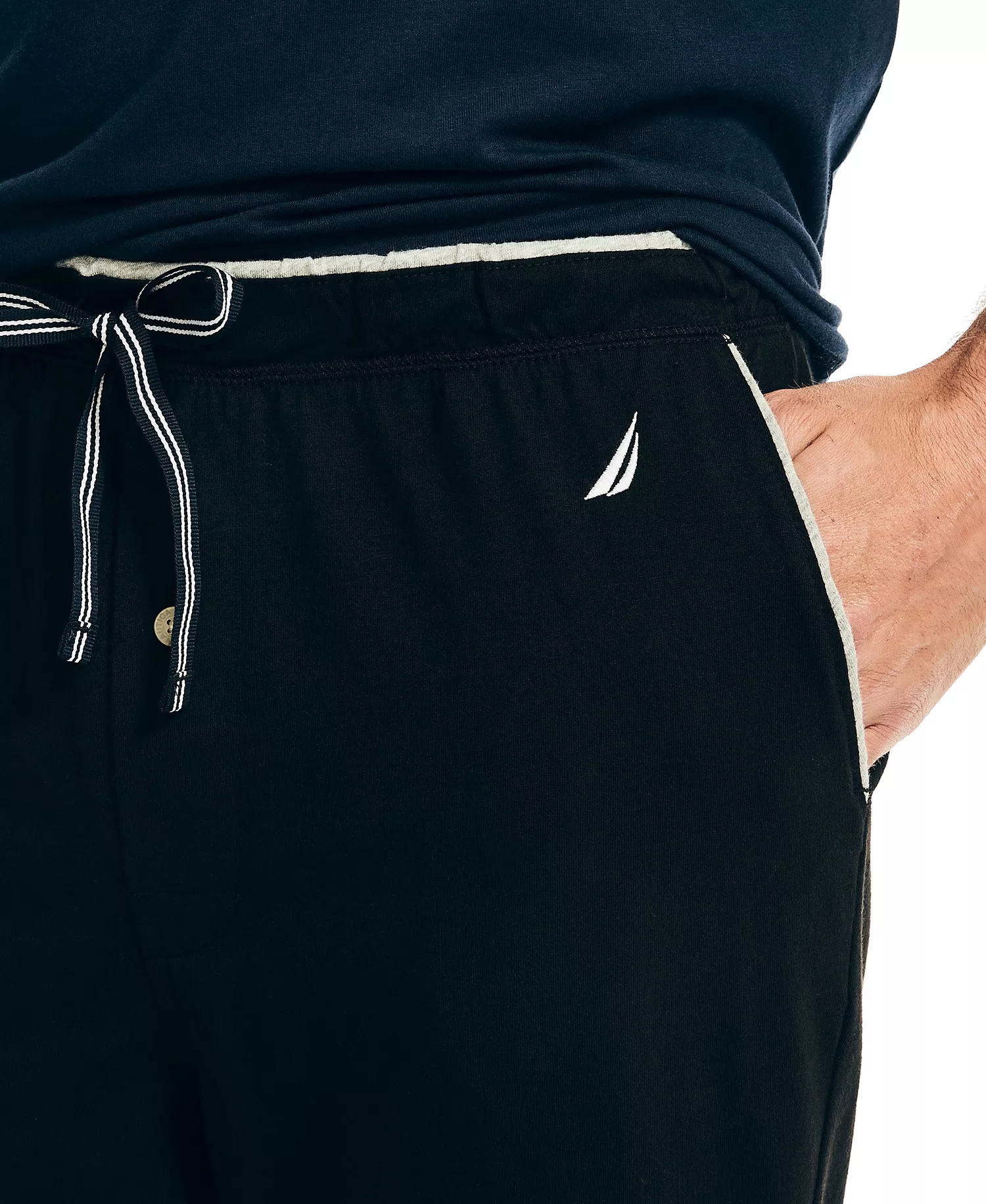 Knit Pajama Pants - Black - 2XL