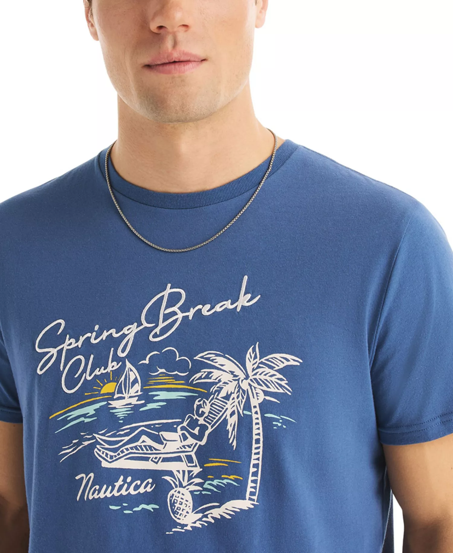 Men's Spring Break T-Shirt - Union Blue - L