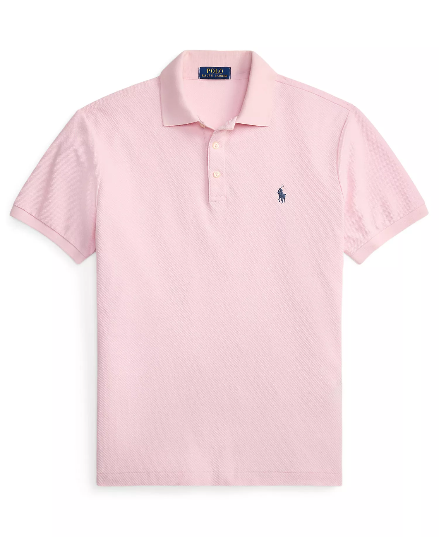 Custom Slim Fit Honeycomb-Mesh Polo - Bath Pink - 2XL