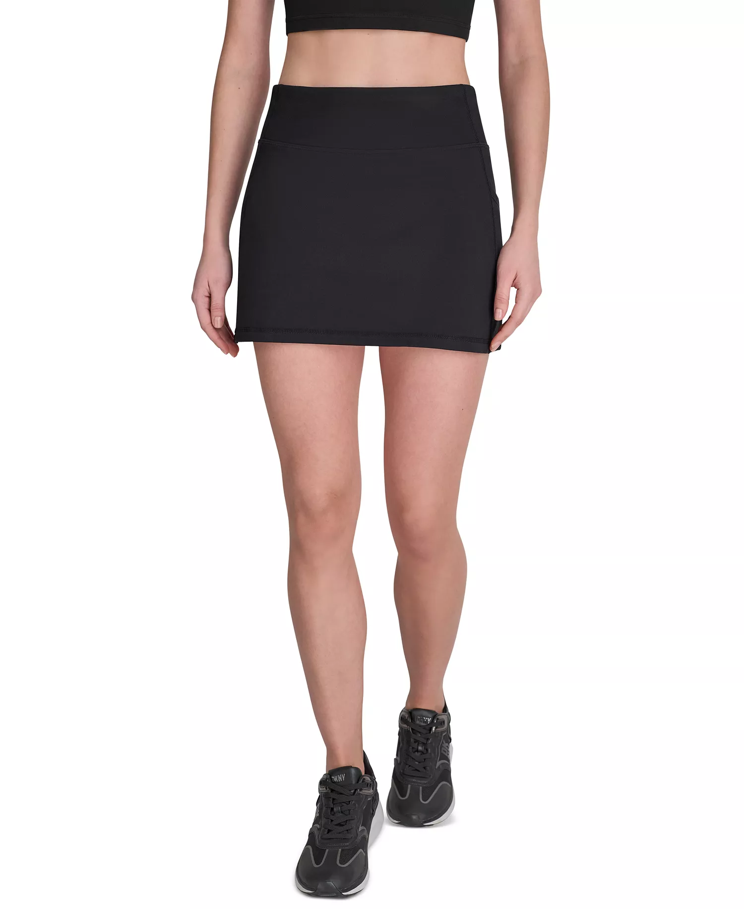 Women's Balance Compression Super High Waist Pull-On Skort - Black - L
