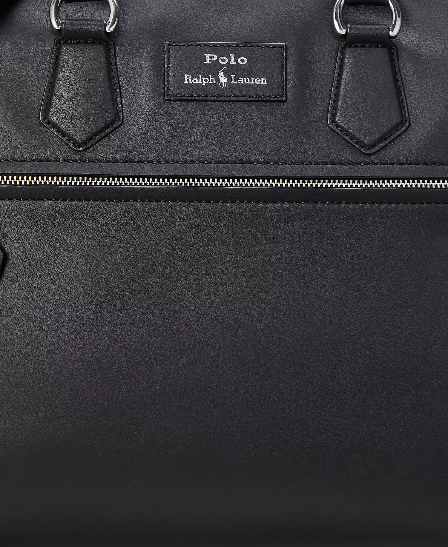 Men's Smooth Leather Commuter Bag - Black - No Size