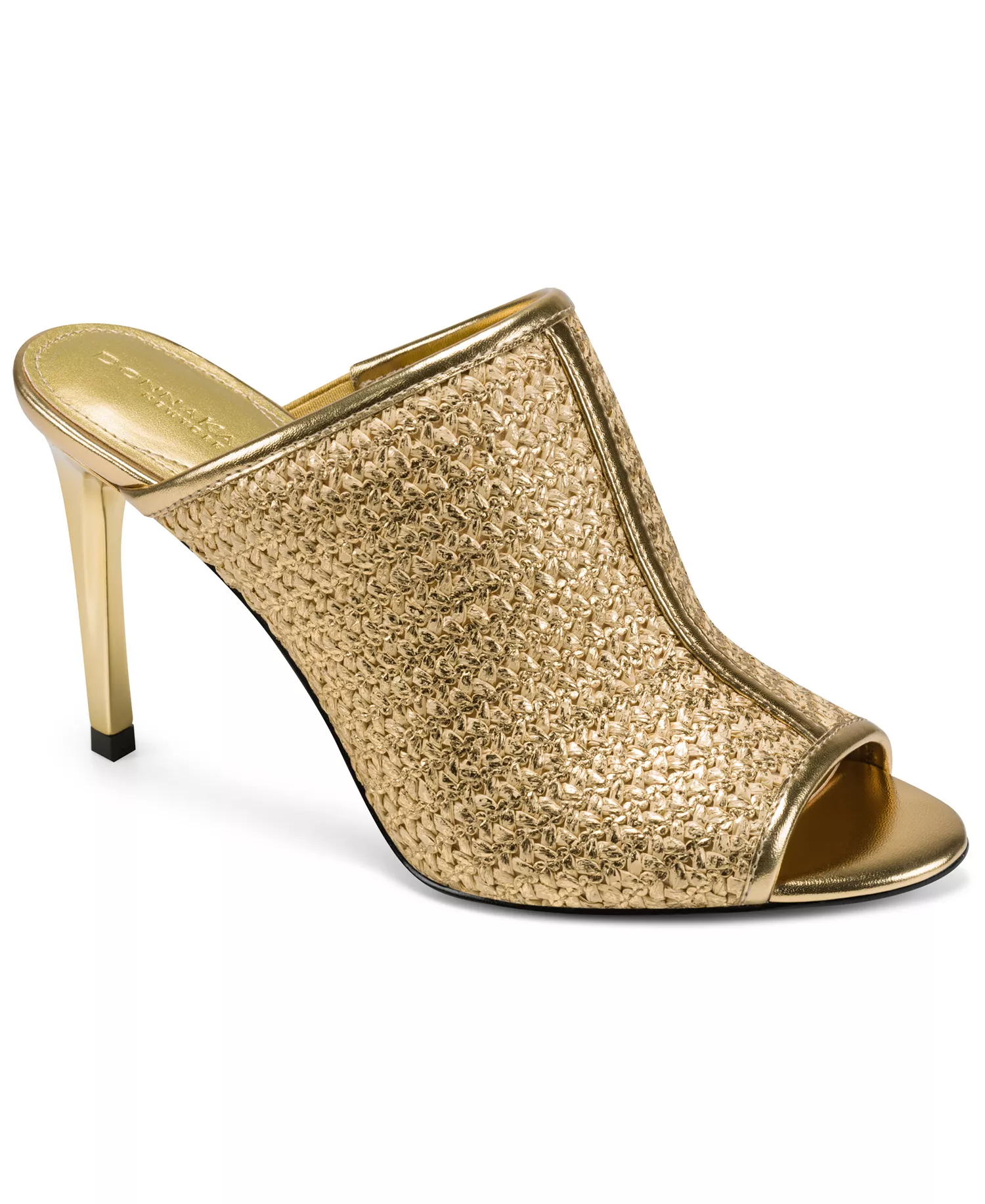 Women's Donna Heeled Stiletto Heel Sandals - Gold - 10