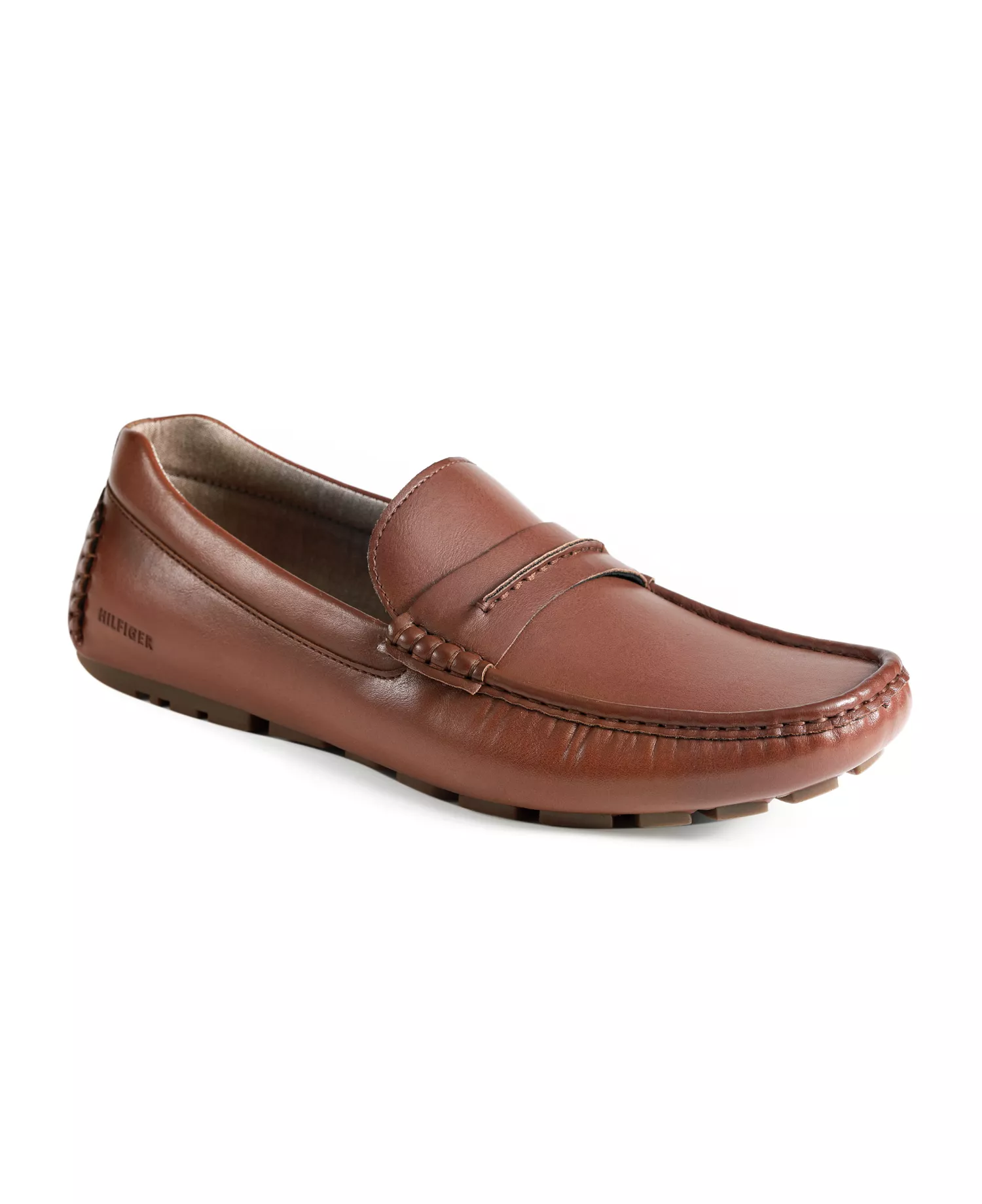 Men's Ardwin Moc Toe Penny Loafers - Cognac - 9