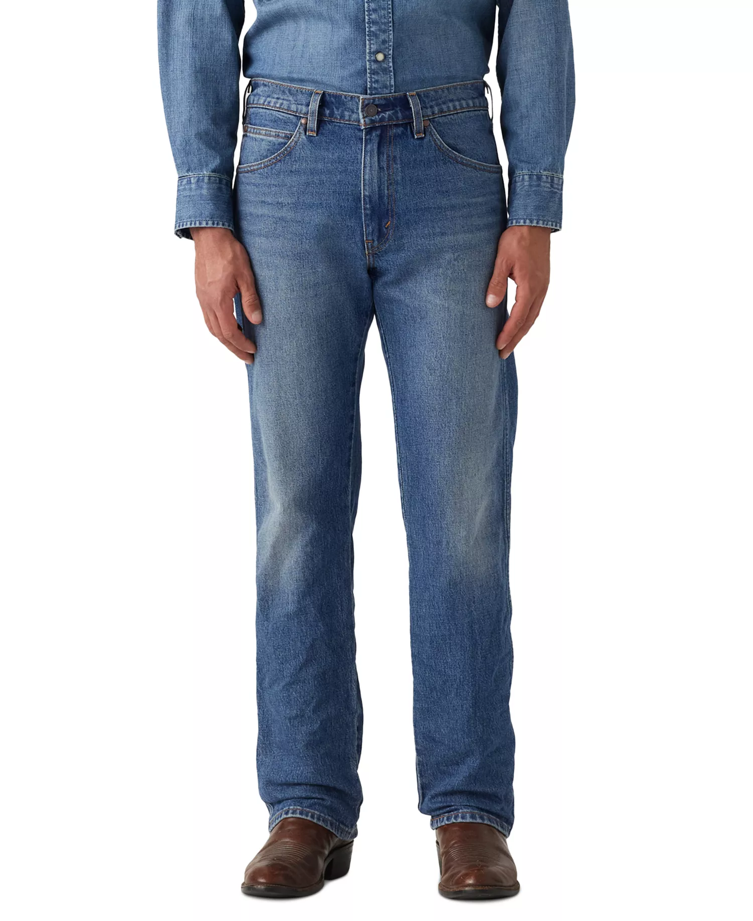 Men's 557 Western Straight Fit Boot Cut Jeans - Caught In The Rain - 30 - 30