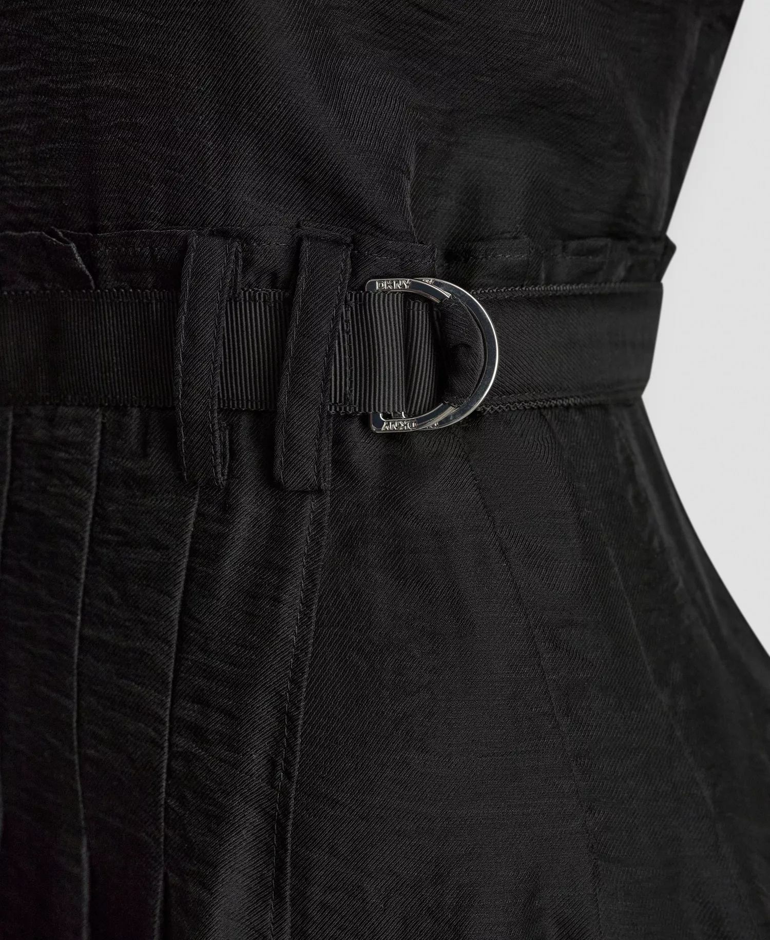 Women's Square Neck Sleeveless Midi Dress - Black - L