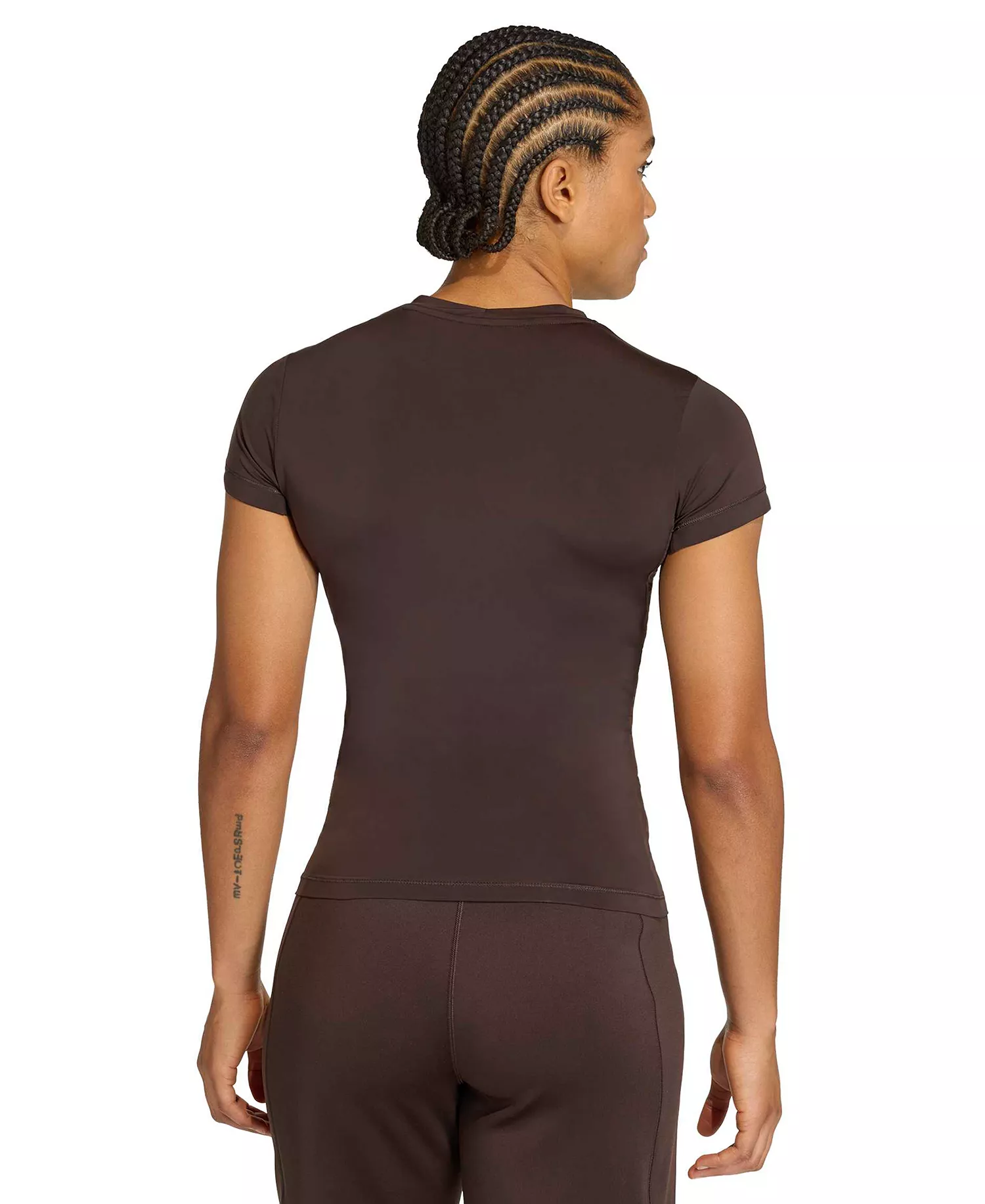 Women's Power Essential Workout Crewneck T-Shirt - Aurora Coffee - 2XL