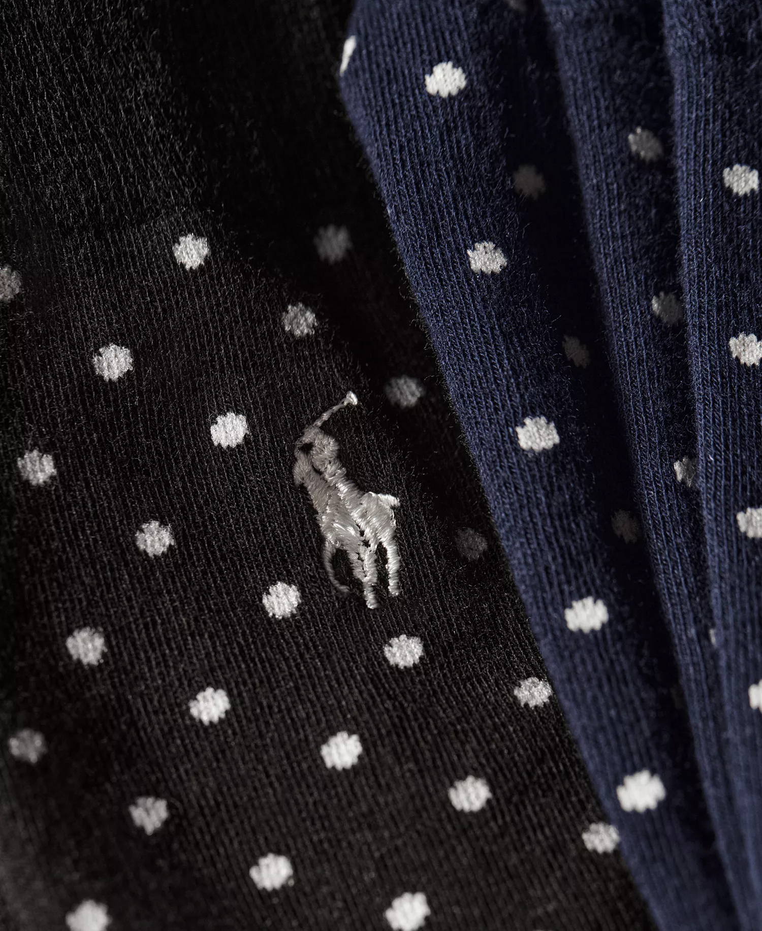 Men's Classic Dot Dress Socks, 3-Pack - Navy/Gray/Black - 10-13