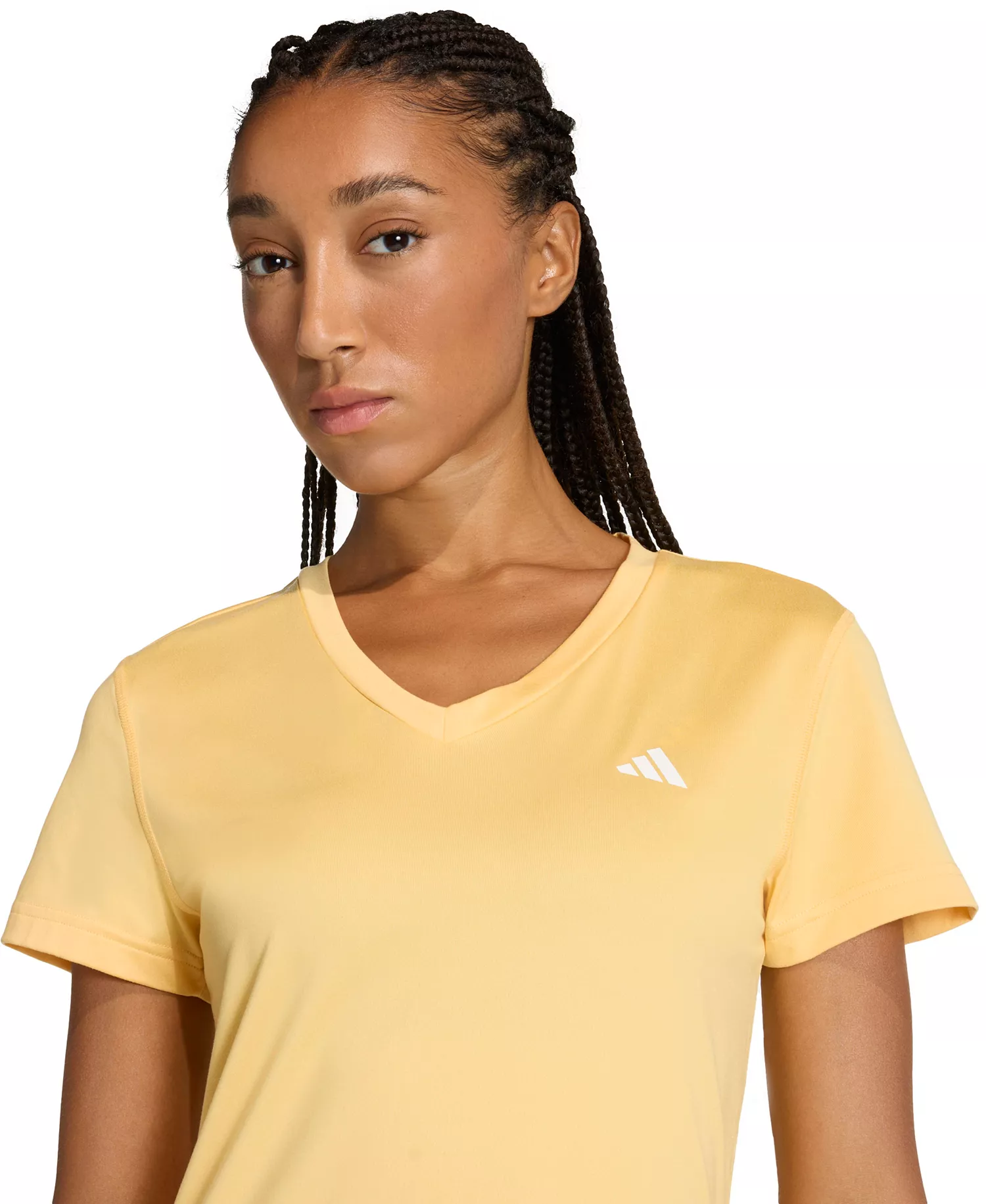 Women's Workout Essentials V-Neck T-Shirt - Black - L