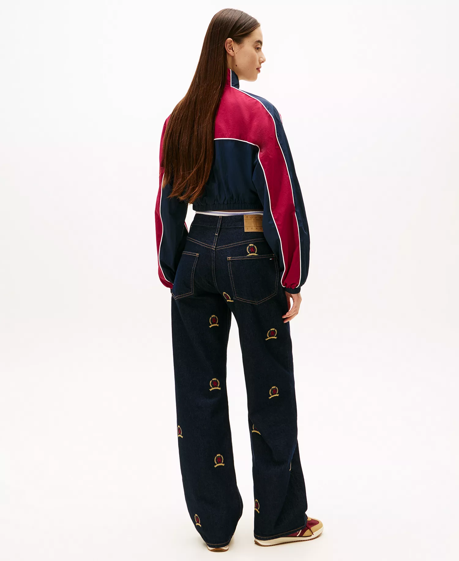 Women's Mia Mid Rise Straight Jeans - Denim Dark - 24x30