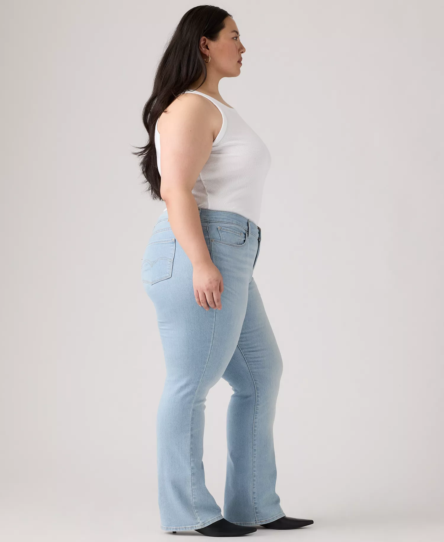 Trendy Plus Size 415 Classic Bootcut Jeans - Eternal Indigo Light Plus - 16W