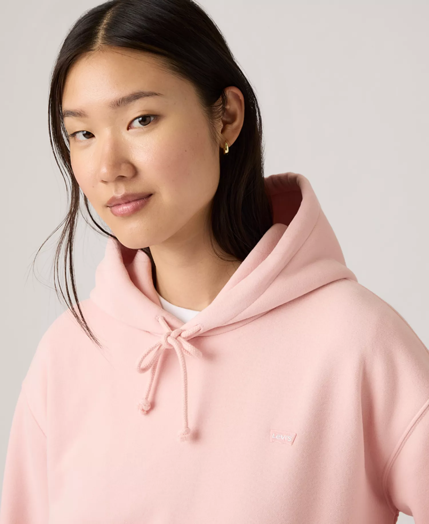 Women's Everyday Hooded Sweatshirt - Peachskin - L