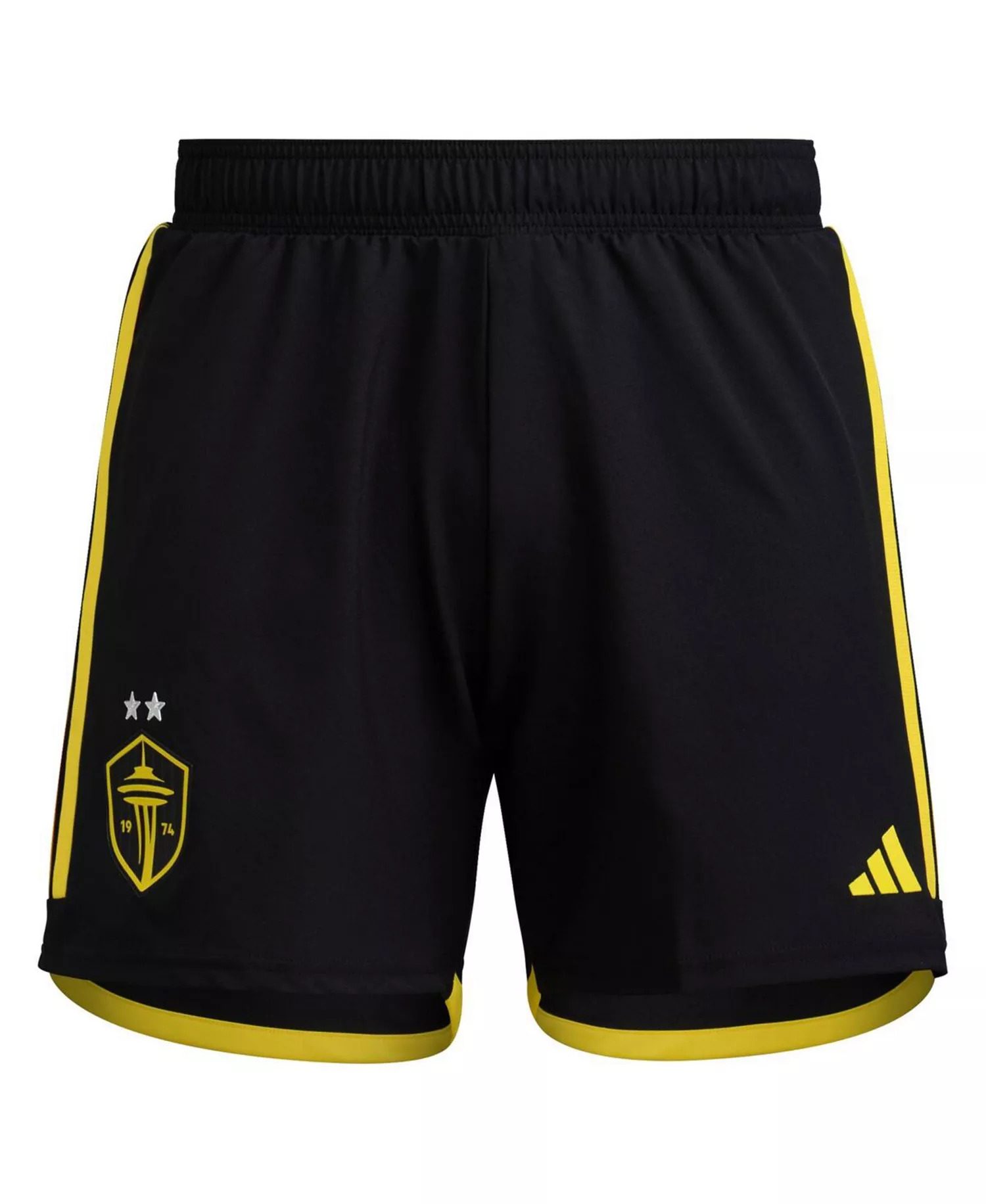 Men's Seattle Sounders FC 2024 Away Authentic Shorts - Black - 2XL