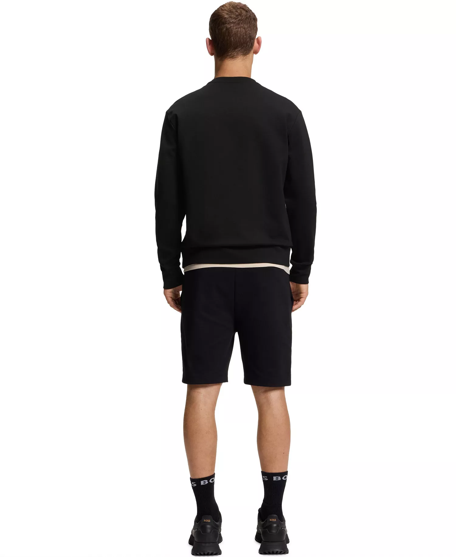 Men's Monogram Cotton-Blend Sweatshirt - Black - 2XL