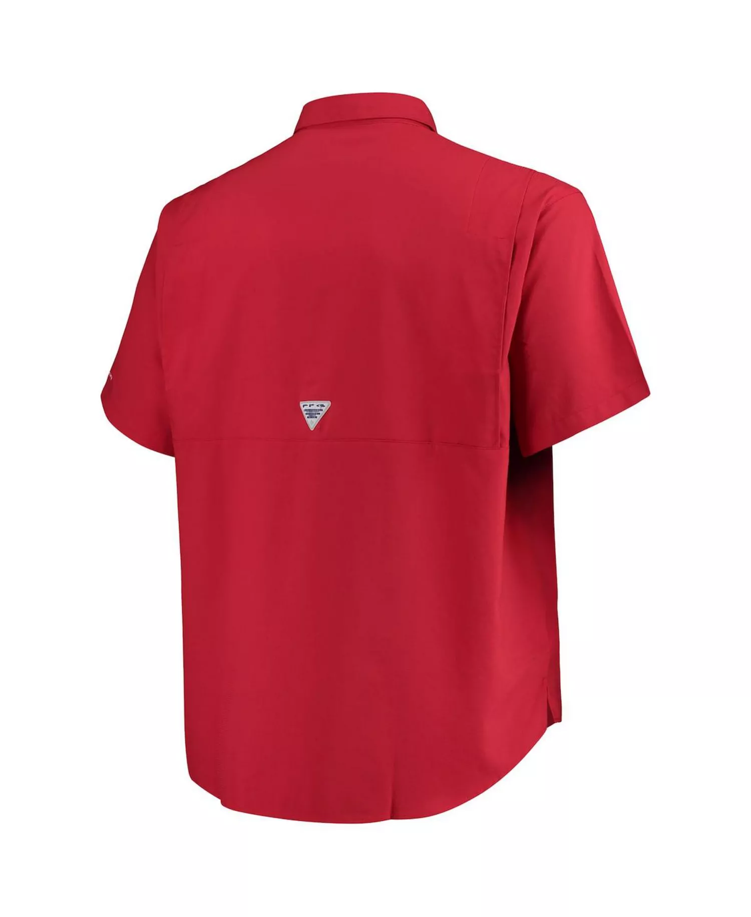 Men's Crimson Oklahoma Sooners Big Tall Tamiami Omni-Shade Button-Down Shirt - Crimson - 5XT