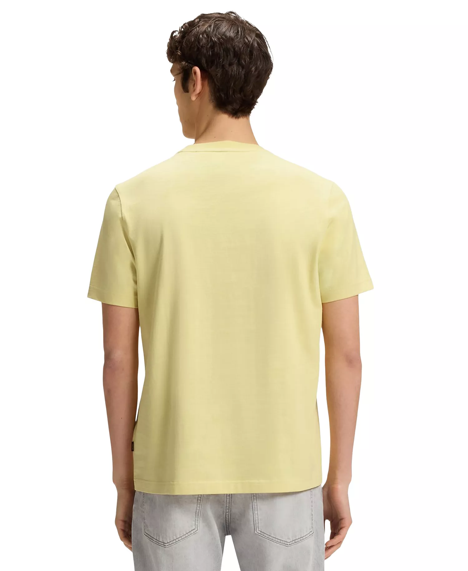 Men's Logo Artwork Cotton-Jersey T-Shirt - Yellow - 2XL