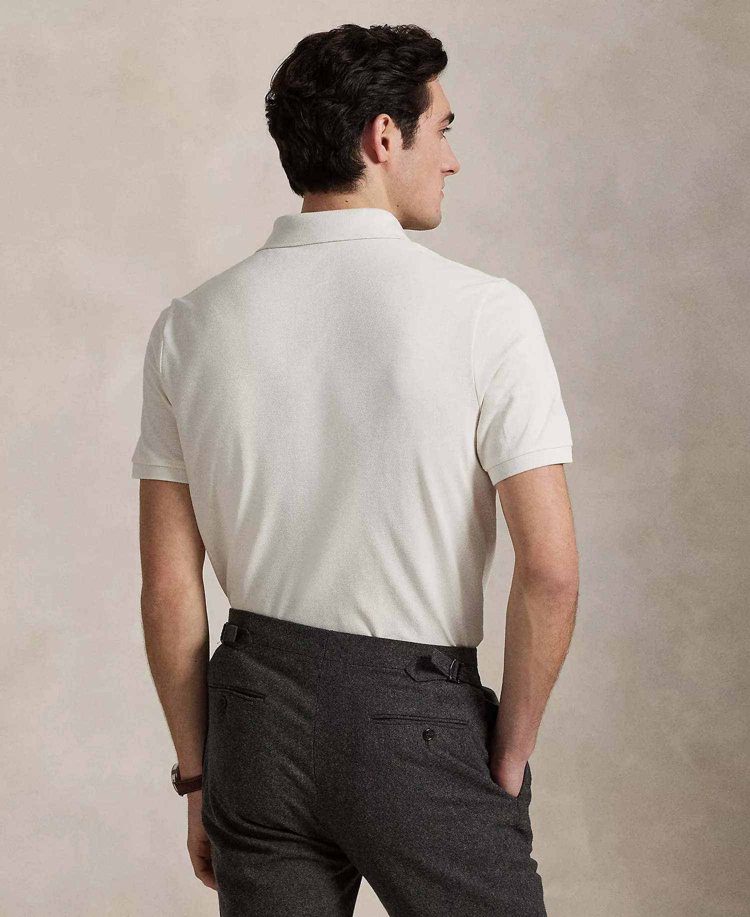 Men's Classic-Fit Polo Bear Mesh Polo Shirt - Deckwash White Hrtg Bear - 2XL