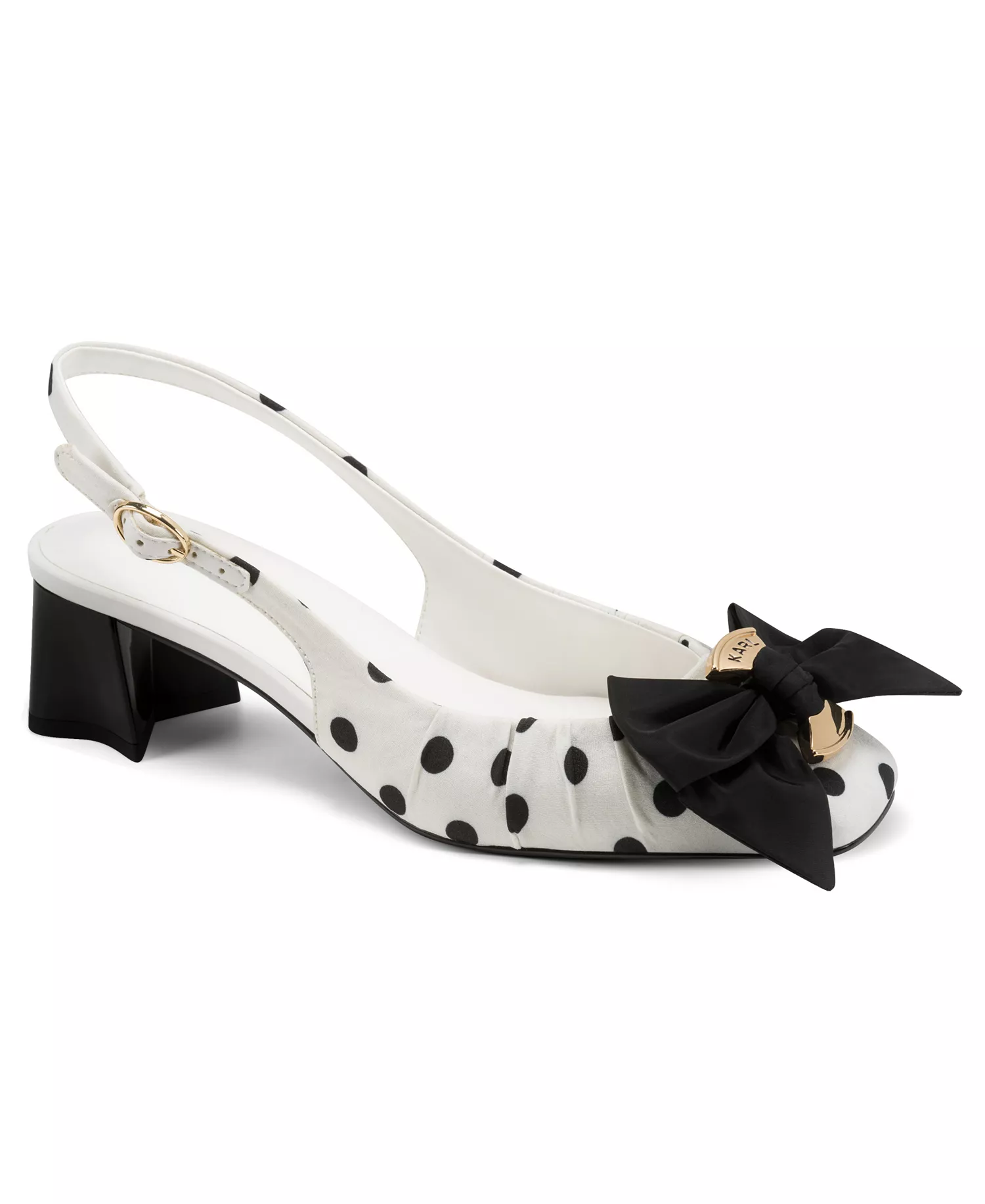 Women's Sprouse Slingback Pumps - White/Black - 6