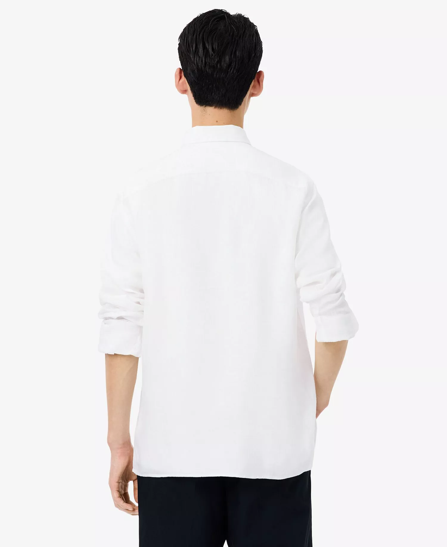 Men's Regular-Fit Long-Sleeve Shirt - 001 White - 2XL