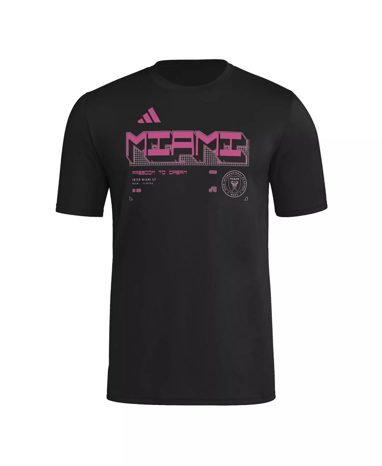 Men's Black Inter Miami CF 2026 Anthem AEROREADY Pregame T-Shirt - Black - 2XL
