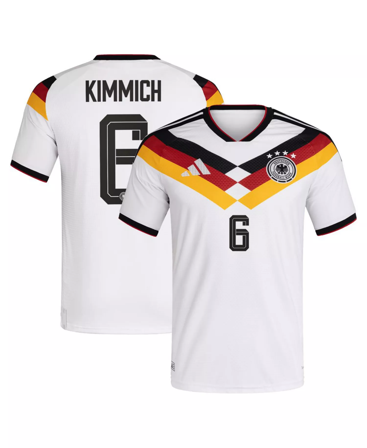Men's Joshua Kimmich White Germany National Team 2026 Home Authentic Jersey - White - 2XL