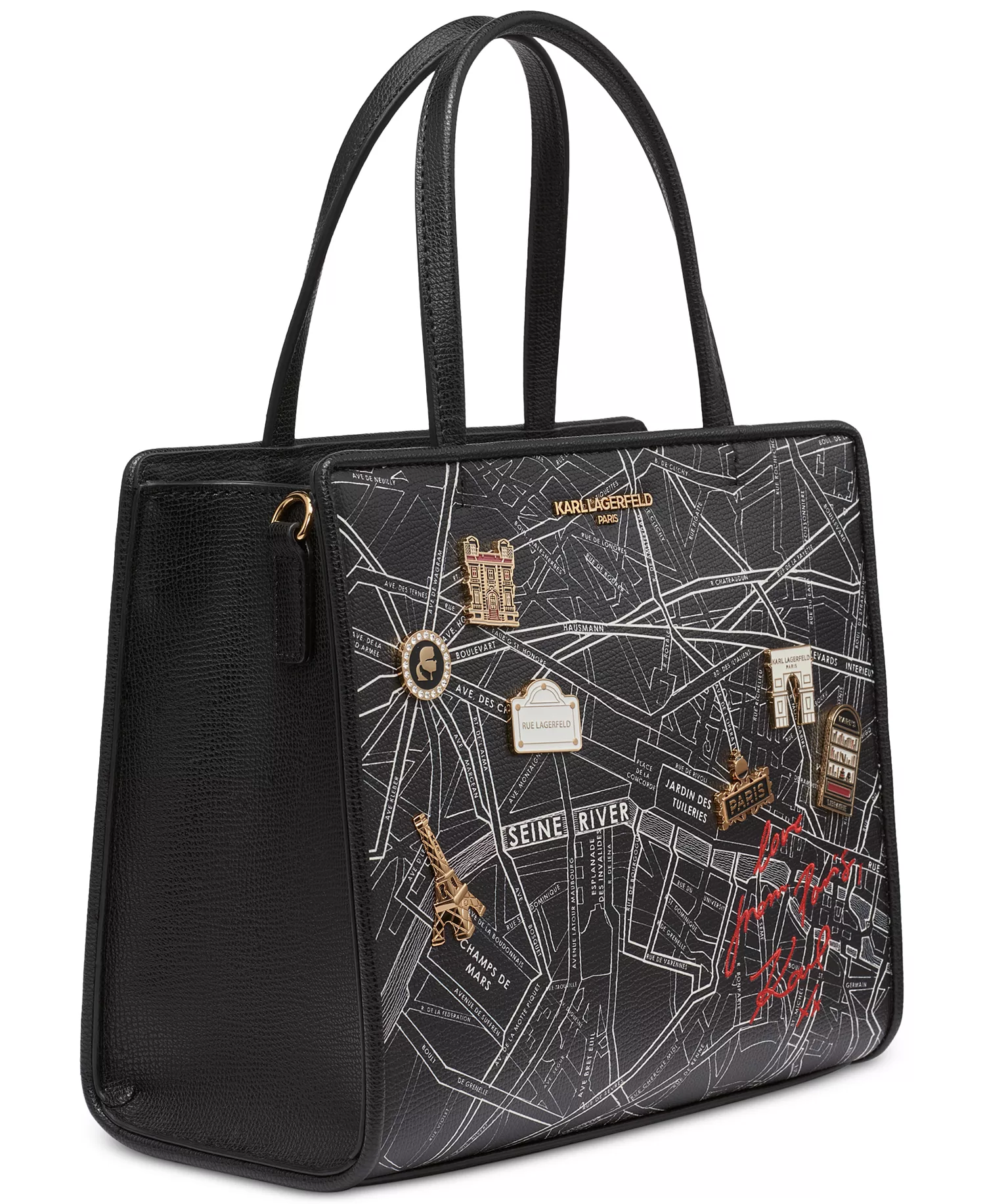 Maybelle Satchel Travel Print & Pins - Black Multi/black - NO SIZE