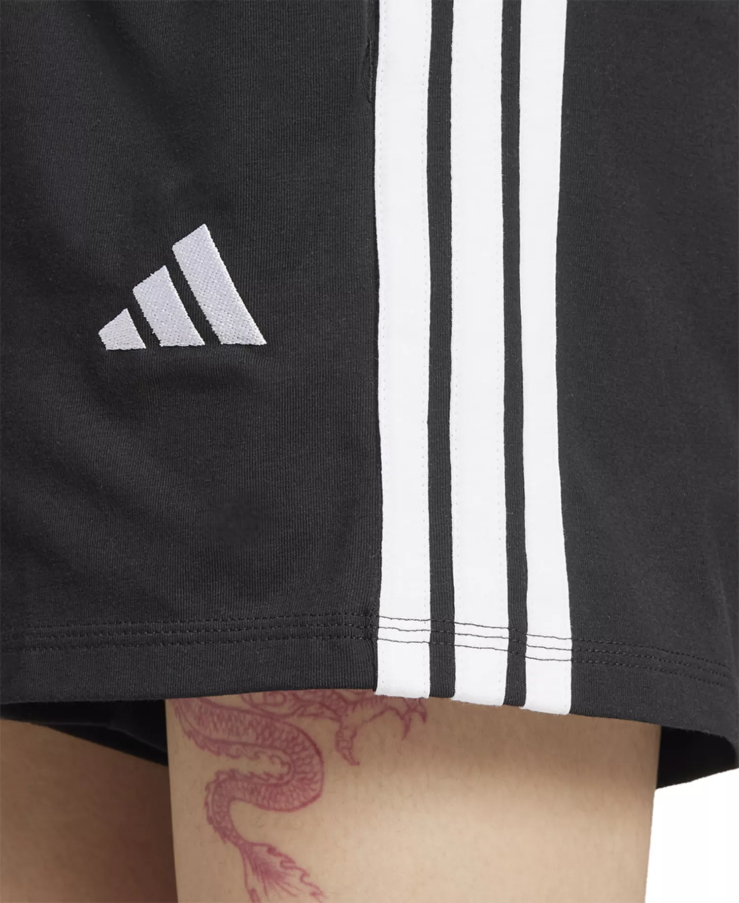 Women's Essential Drawstring Pull-On Shorts - Black/White - L