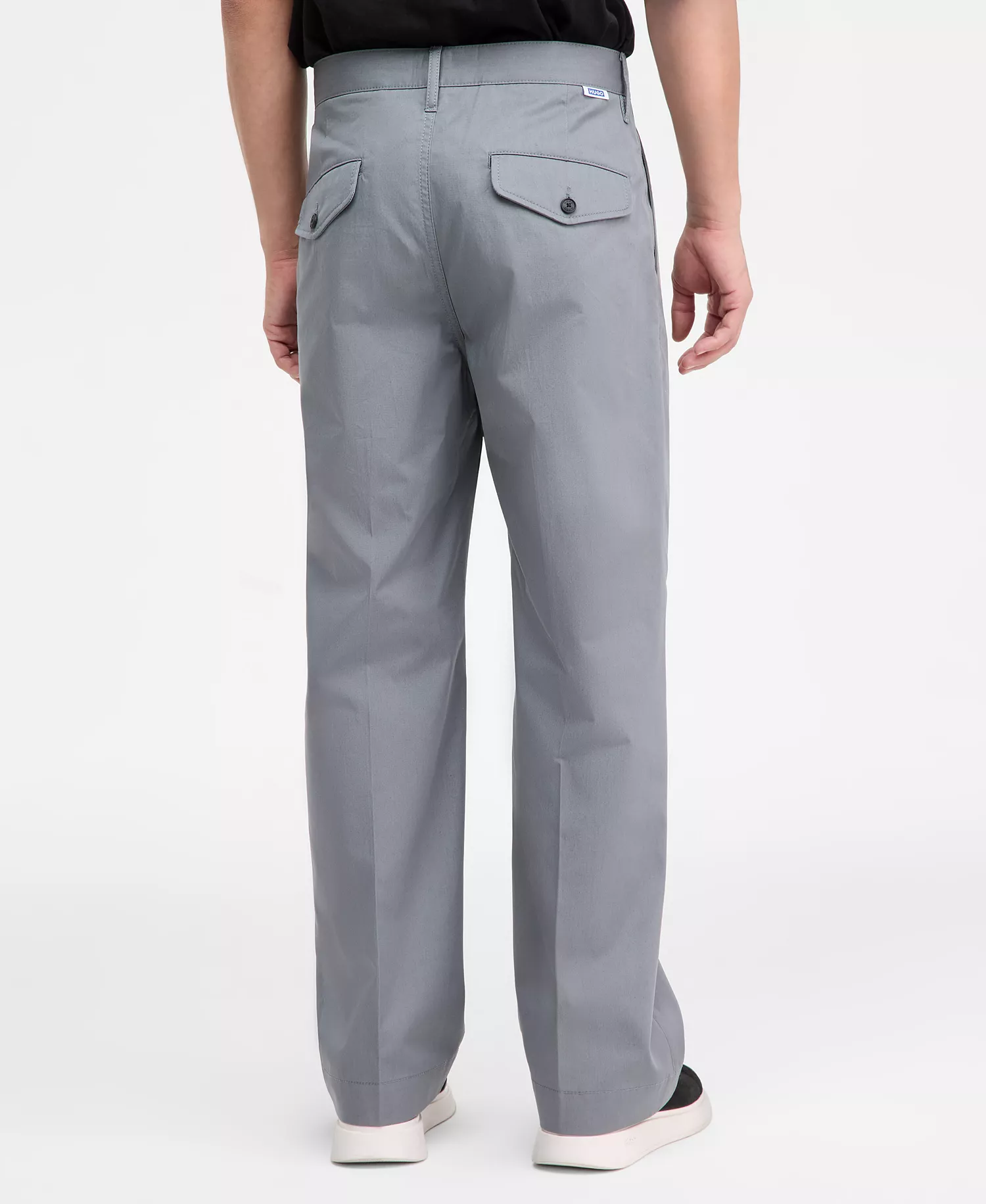 Roy Regular Fit Pleated Trousers - medium gray - 2XL