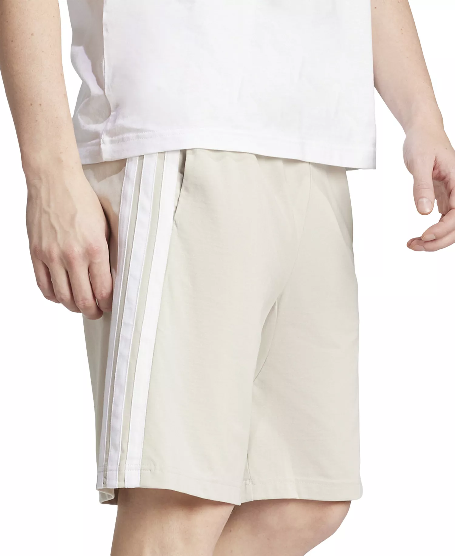 Men's Jersey Shorts - Alumina/wht - 2XL