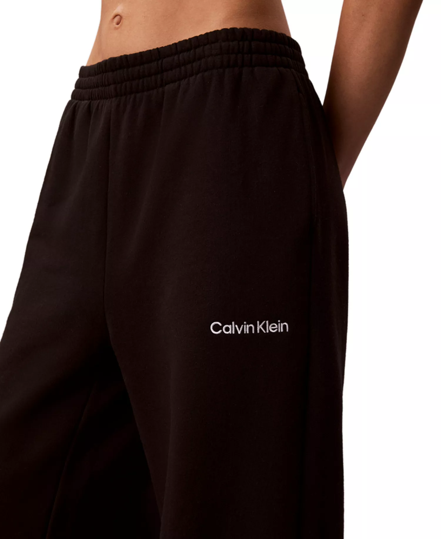 Women's Brushed Straight Leg Joggers - Black - 2XL