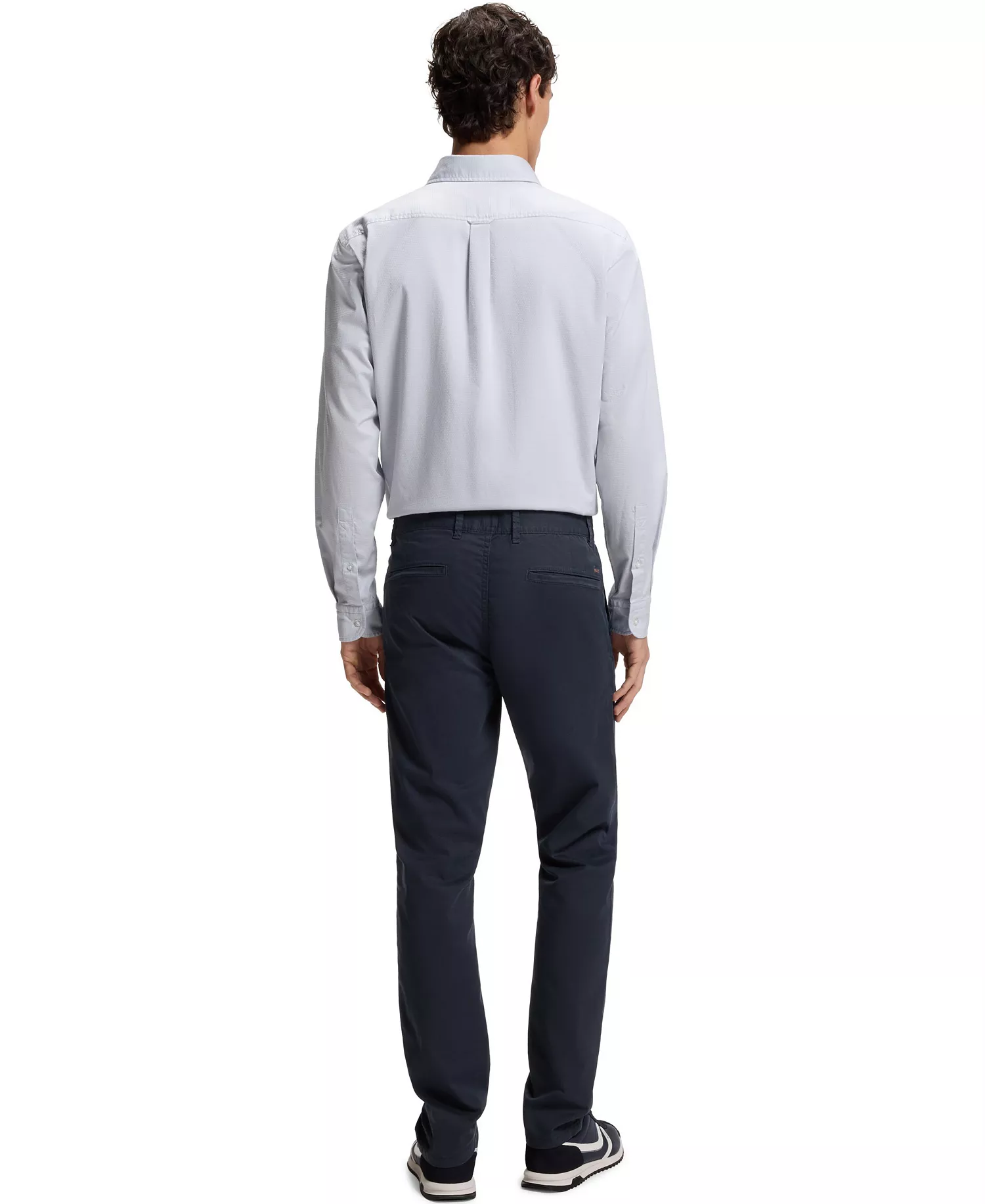 Men's Stretch-Cotton Twill Slim-Fit Chino Pants - Open Blue - 30x32