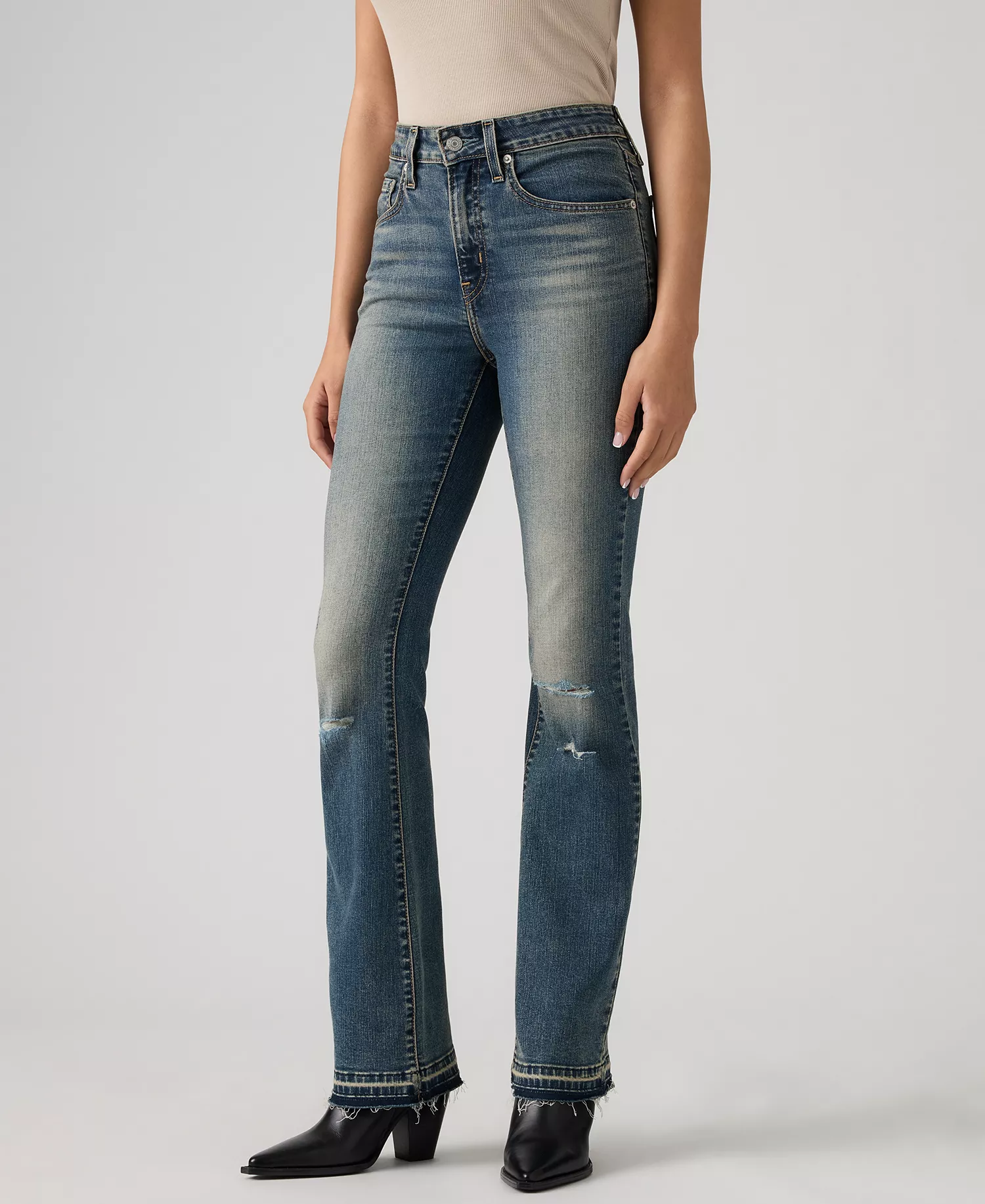 725 High-Waist Classic Stretch Bootcut Jeans - Believe In Me - 24