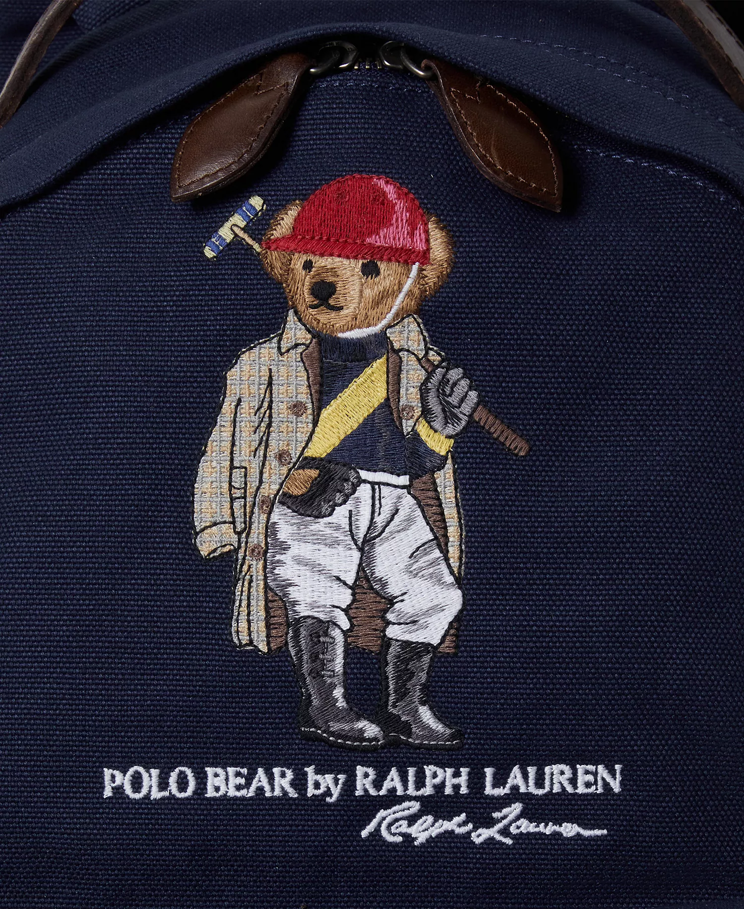 Men's Polo Bear Canvas Backpack - Newport Navy - ONE SIZE