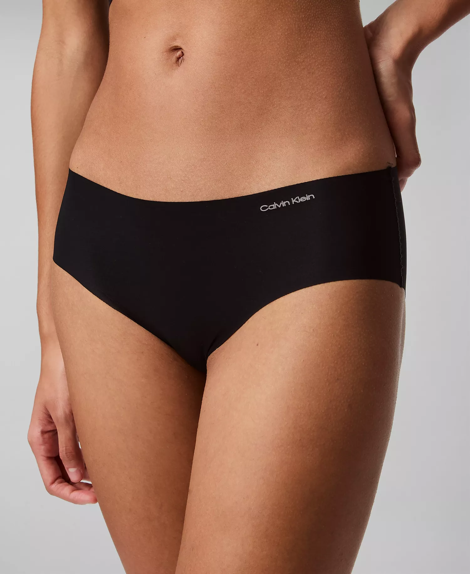 Women's Invisibles Microfiber Stretch Hipster Underwear-D3429 - Black - L