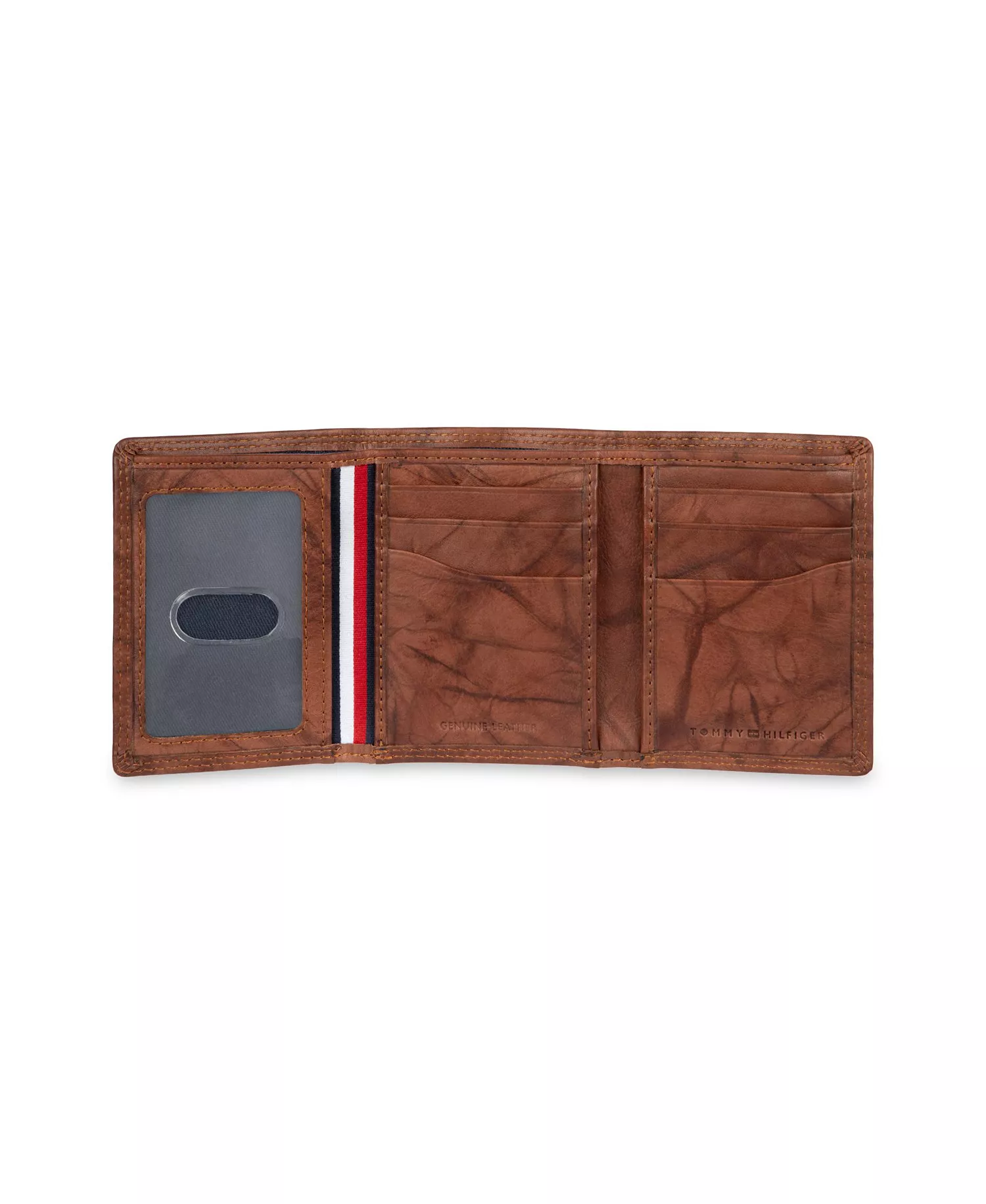 Men's Ribbon Striped Trifold Wallet