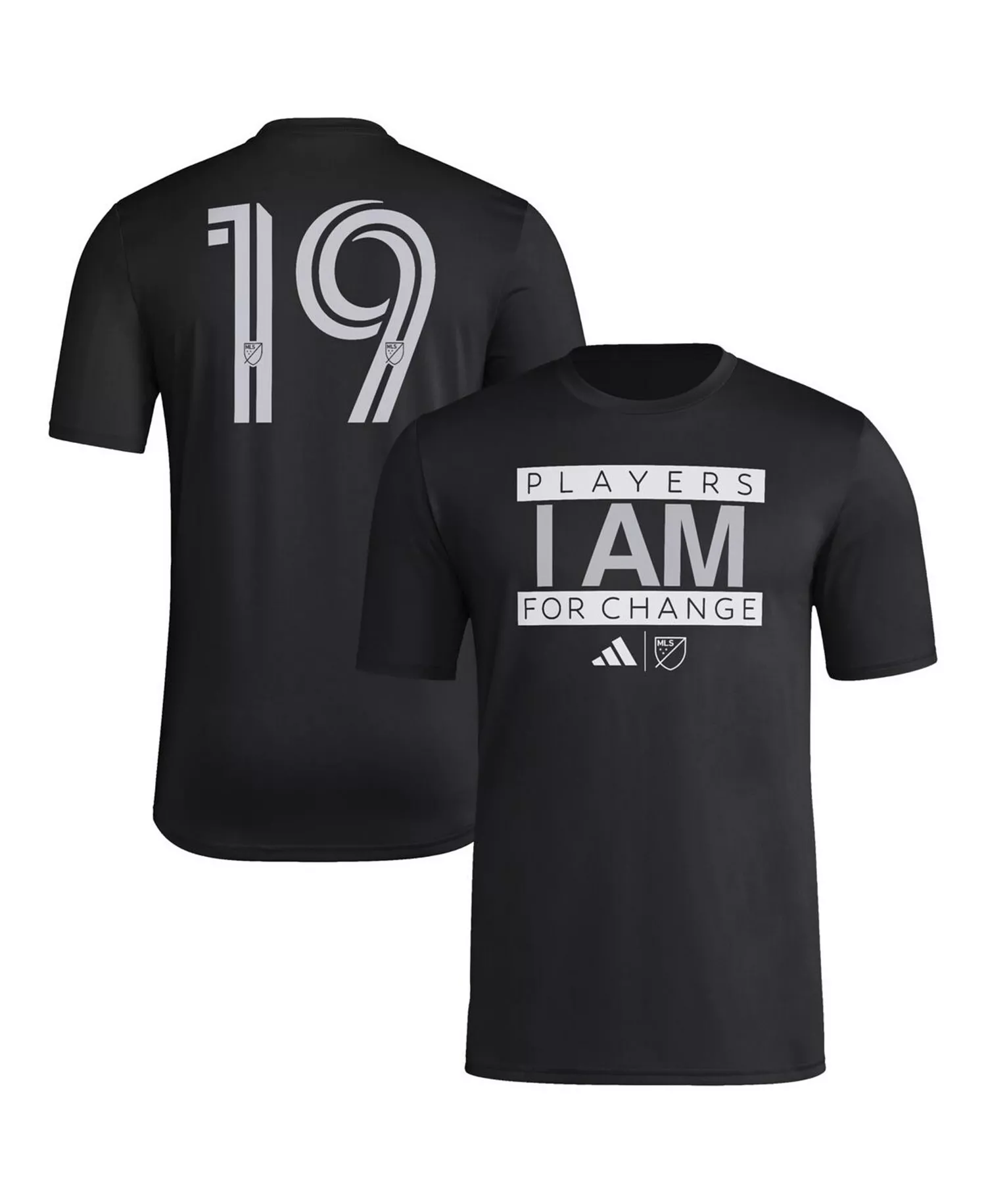 Men's Black MLS 2024 "I AM 19" Pre-Match T-Shirt - Black - 2XL