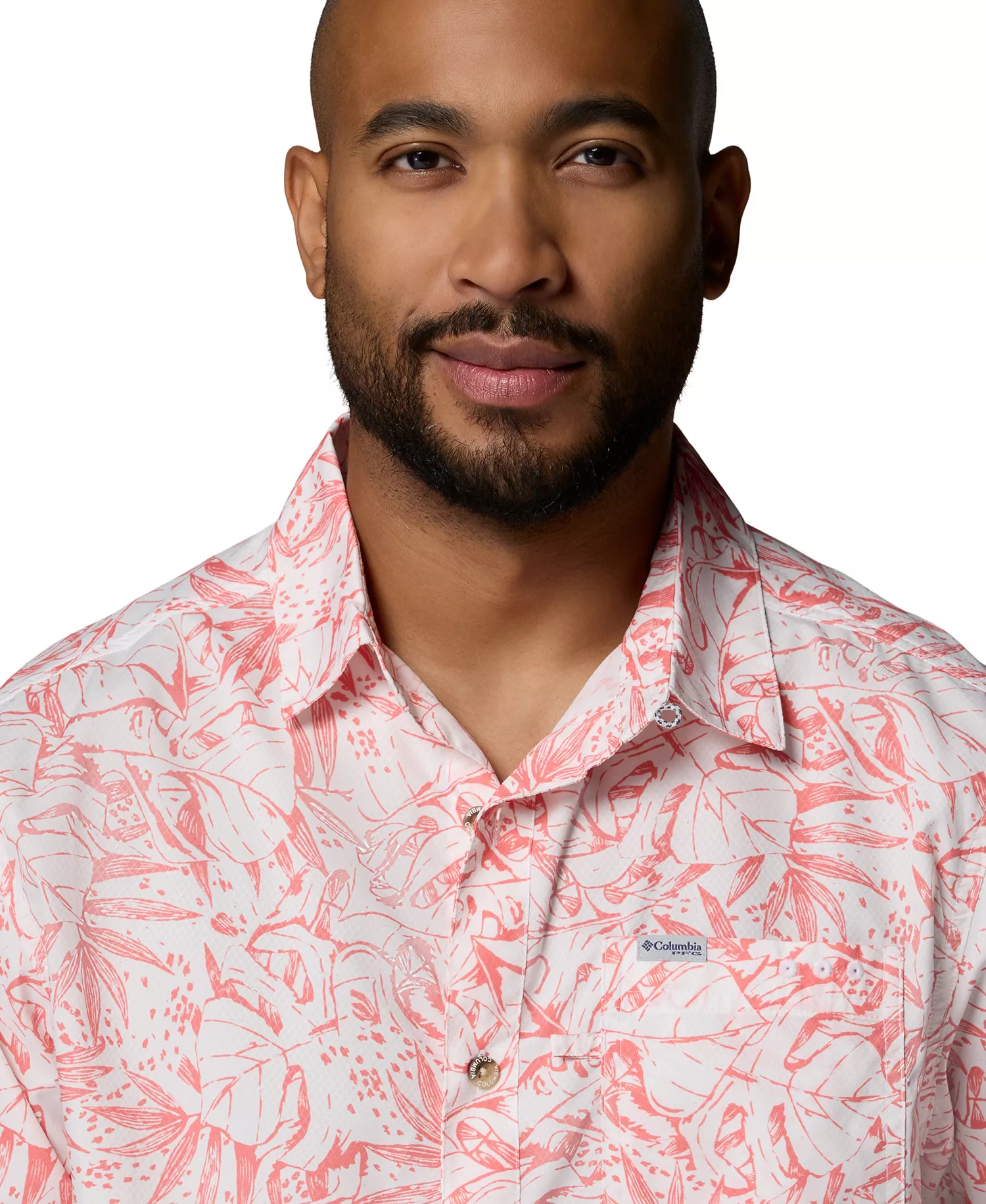 Men's Super Slack Tide Camp Shirt - Melonade Leoleaves - L