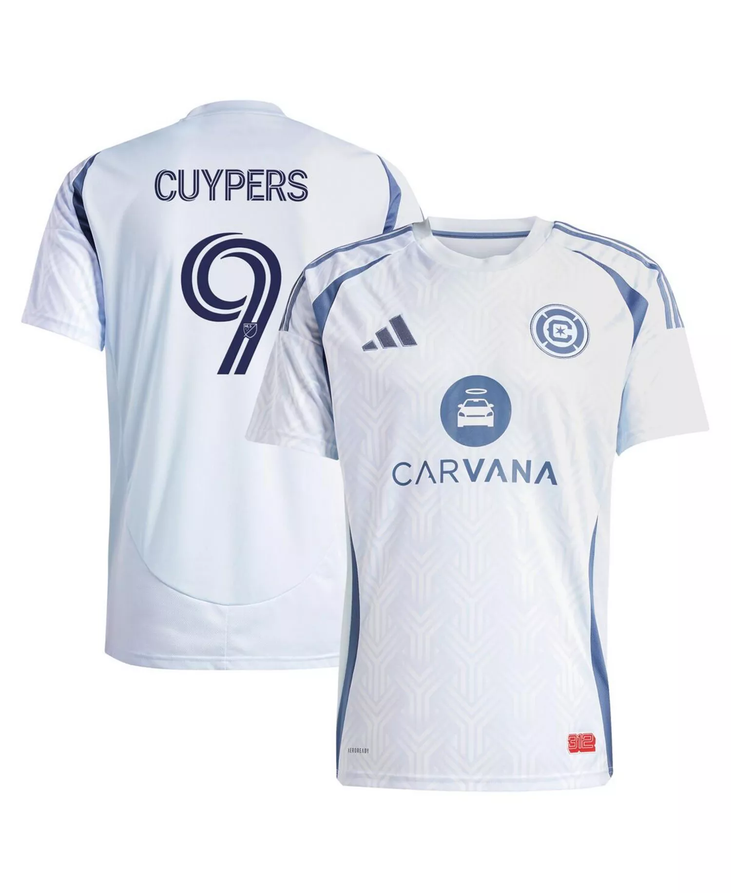 Men's Hugo Cuypers Light Blue Chicago Fire 2025 The Municipal Kit Replica Player Jersey - Light Blue - 2XL