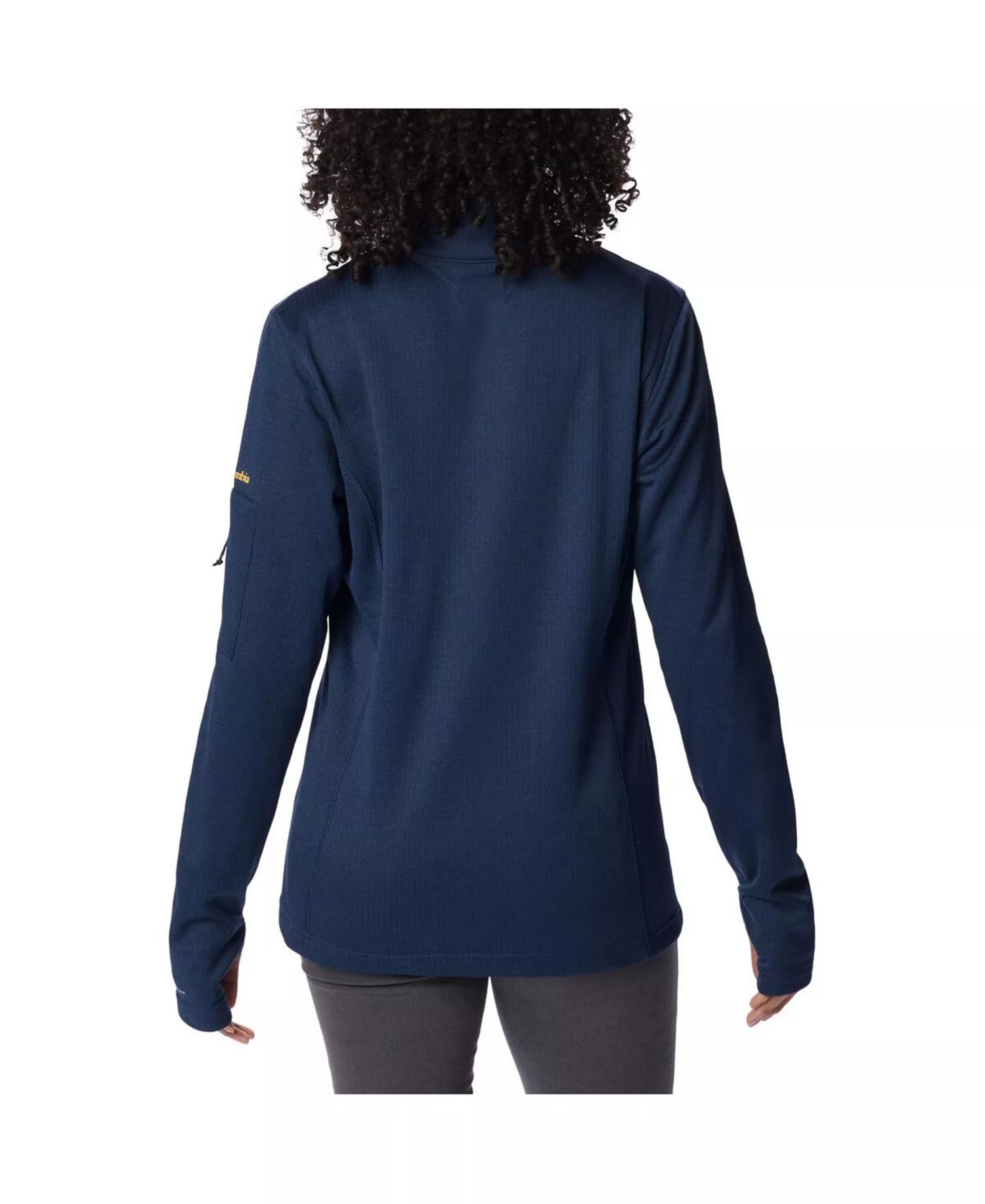 Women's Navy Michigan Wolverines Park View Omni-Wick Half-Zip Top - Navy - L
