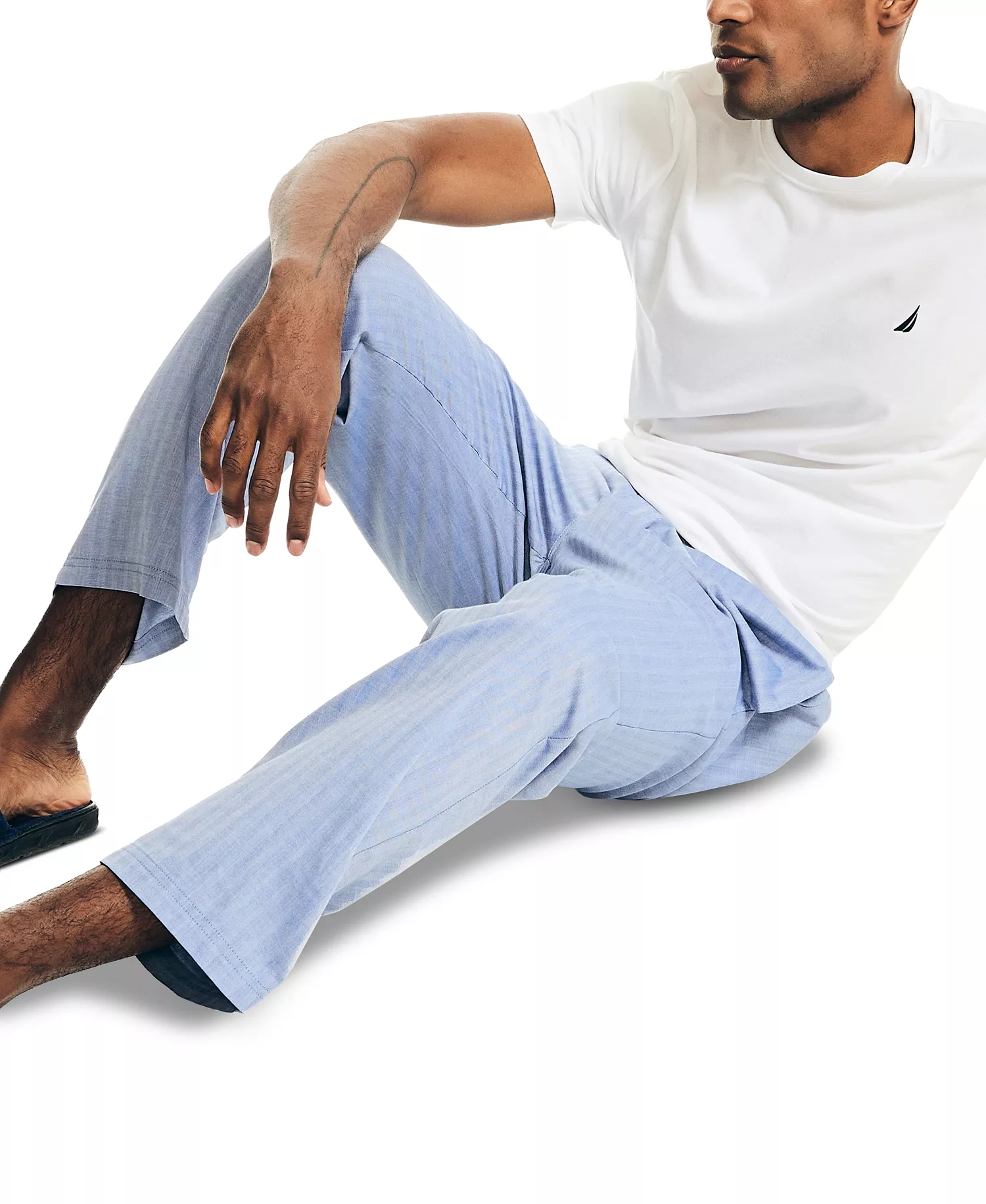 Men's Anchor Pajama Pants - Blue Bone - 2XL