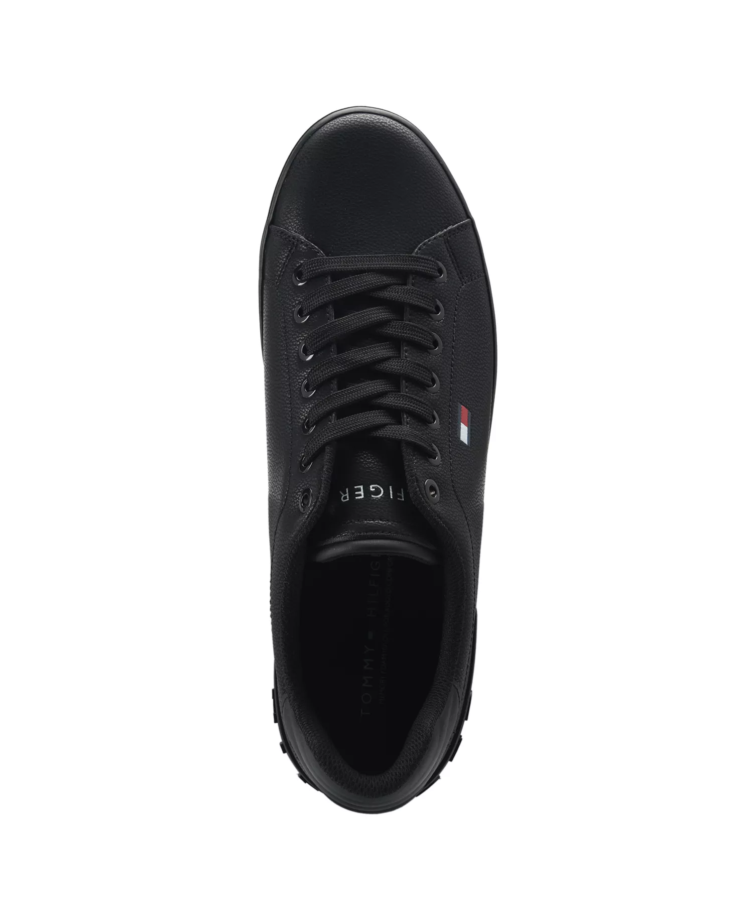 Men's Rezz Lace Up Low Top Sneakers - All Black - 10.5M
