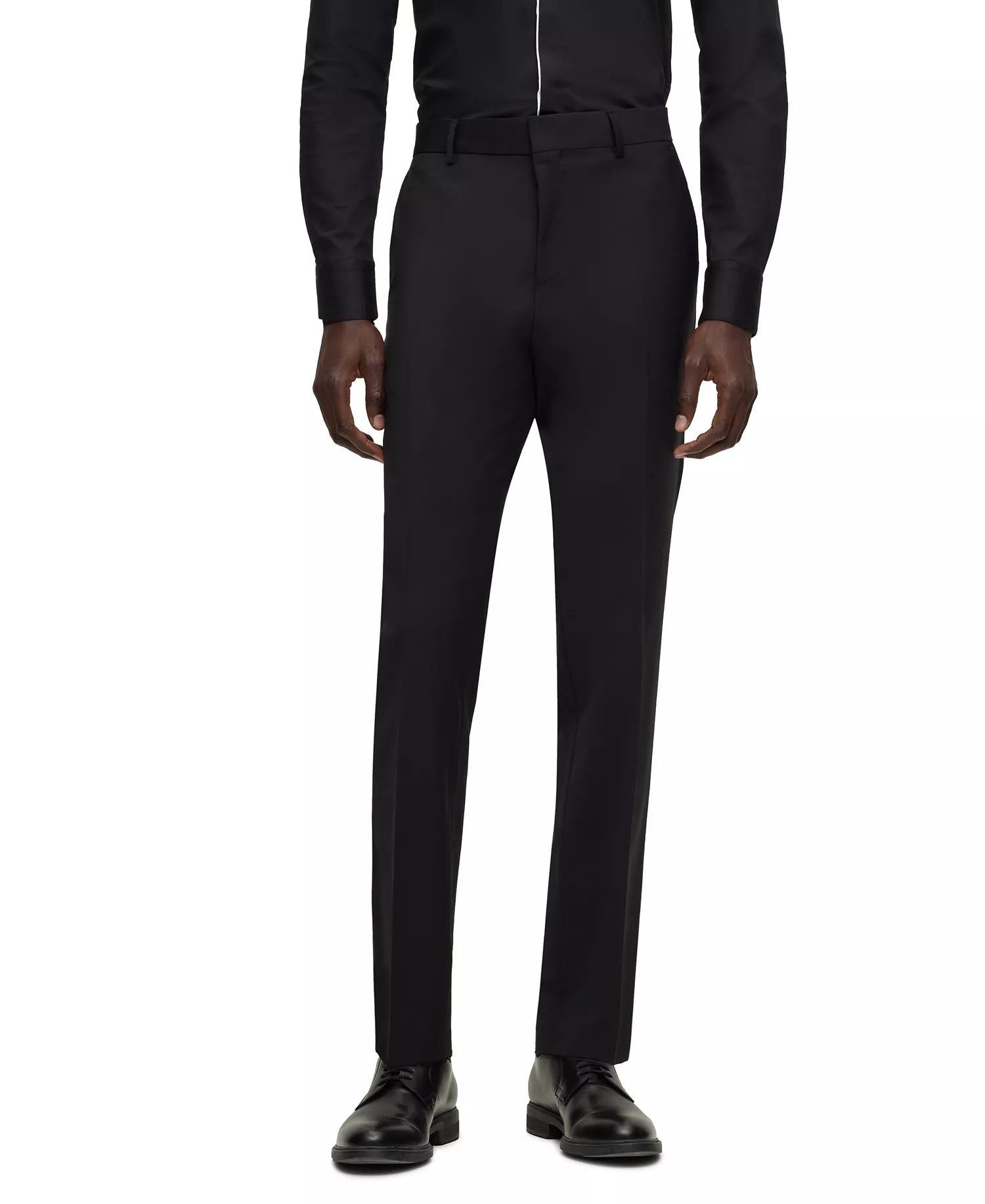 Men's Two-Piece Melange Suit, Created for Macy's - Black - 40R
