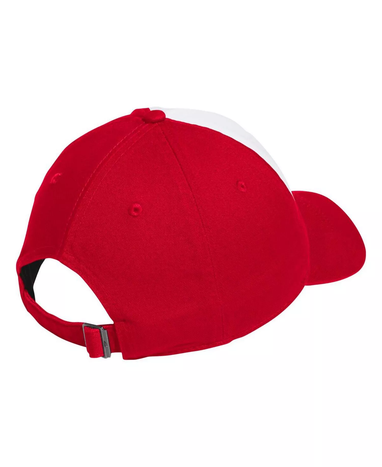 Men's White/Red NC State Wolfpack Slouch Adjustable Hat - White, Red - ONE SIZE