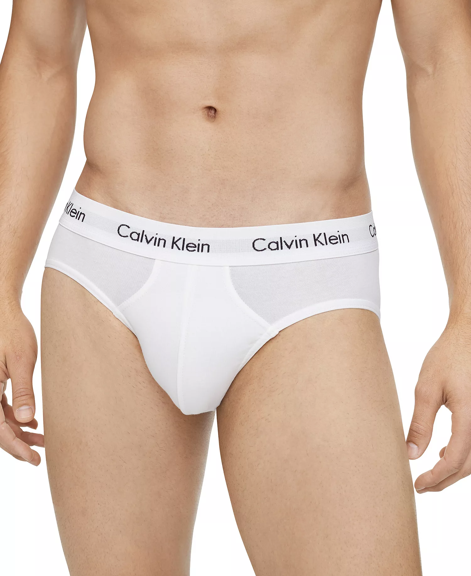 Men's 3-Pack Cotton Stretch Briefs Underwear - White - XL