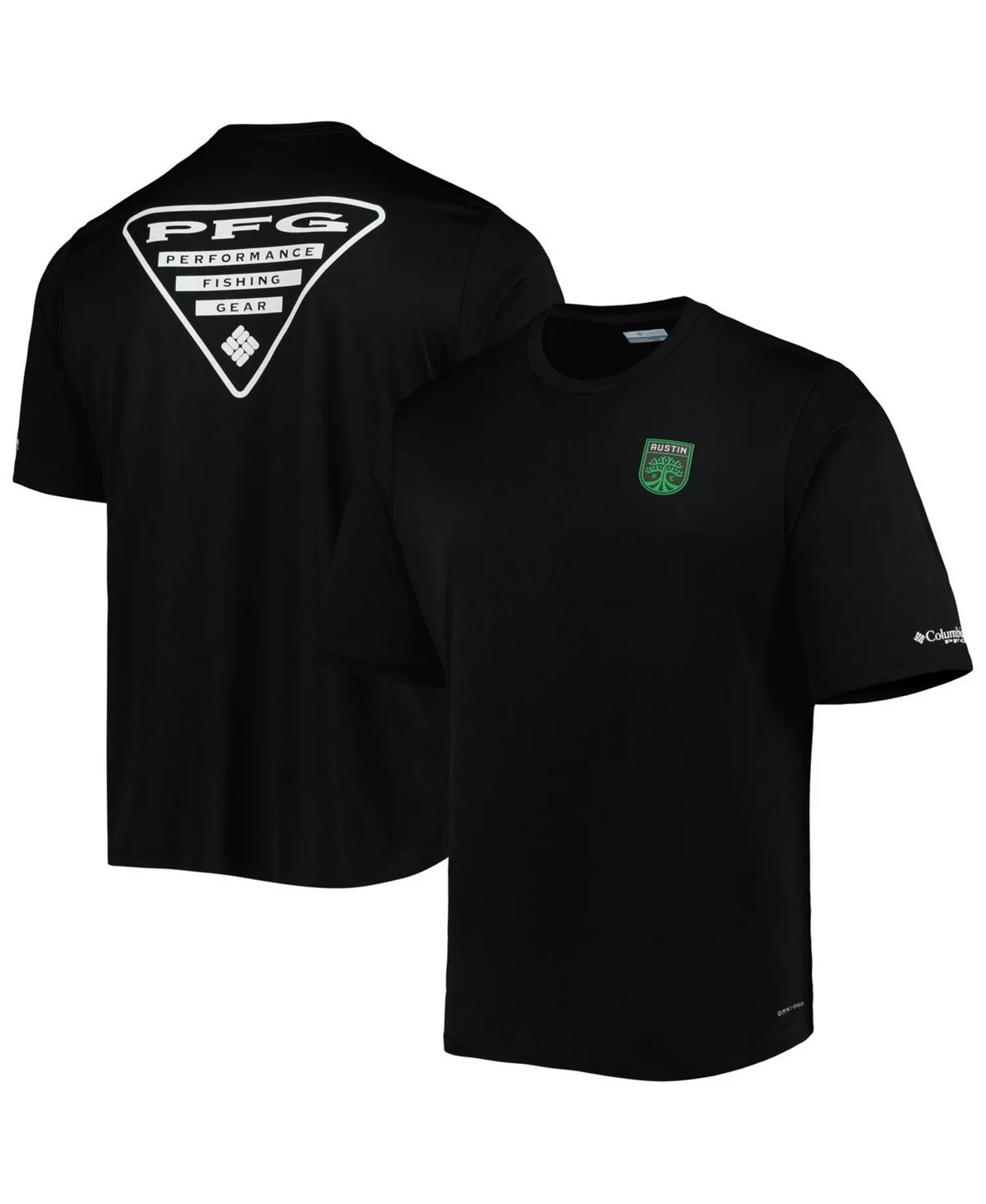Men's Black Austin FC Terminal Tackle Omni-Shade T-Shirt - Black - L