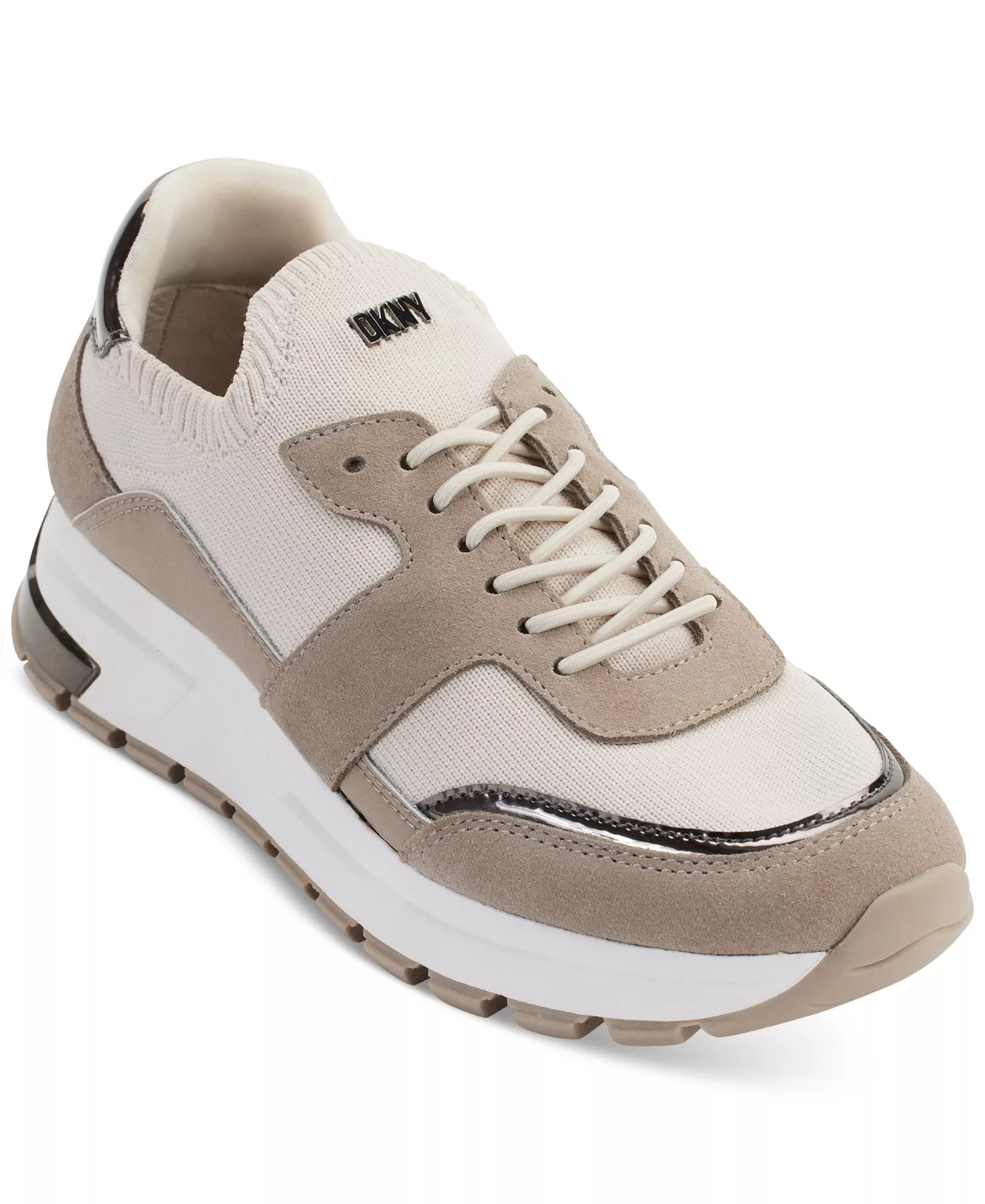 Women's Maida Lace-Up Low-Top Running Sneakers - Pebble/ Toffee - 5.5M