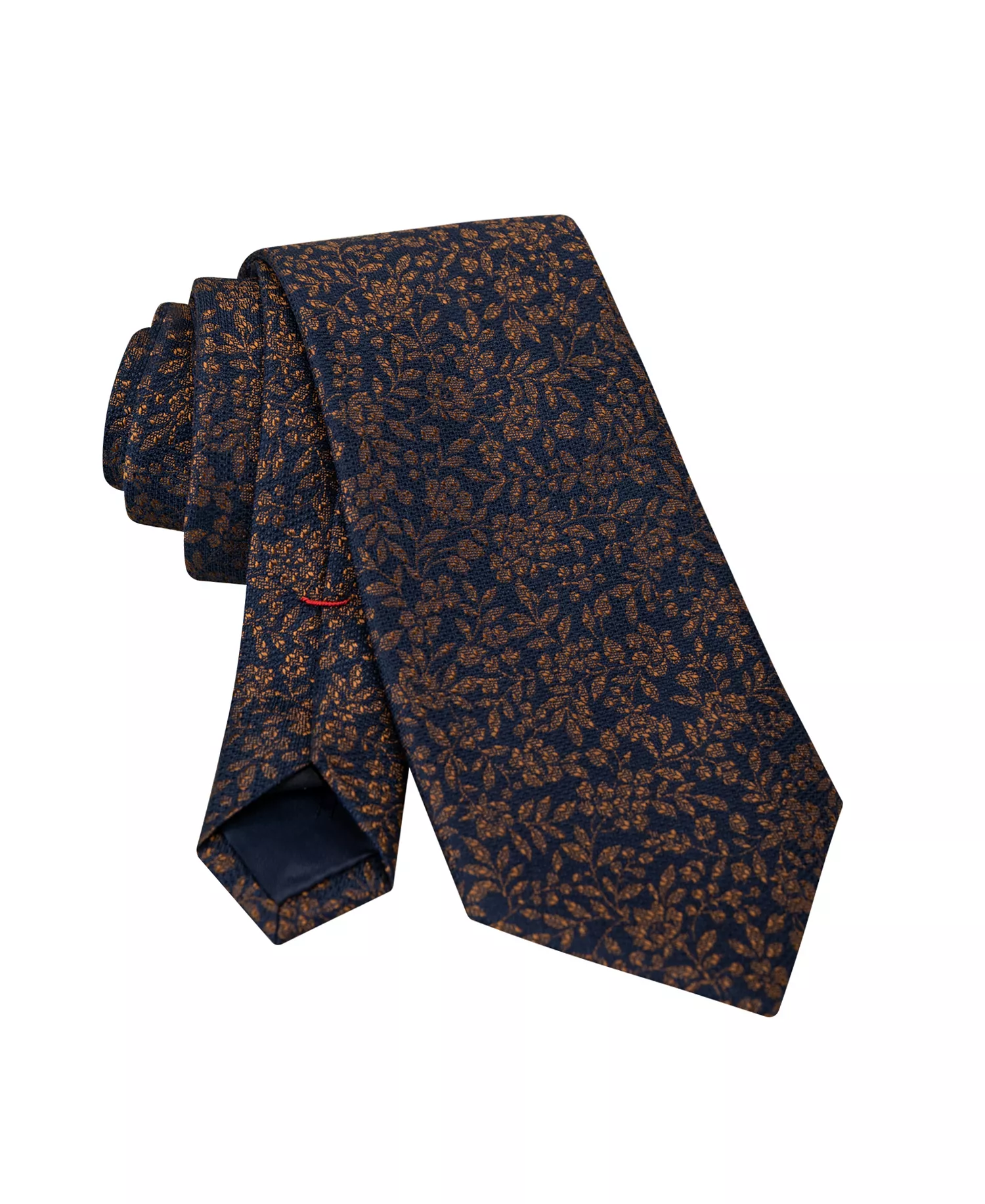 Men's Grahm Floral Tie - Rust - ONE SIZE