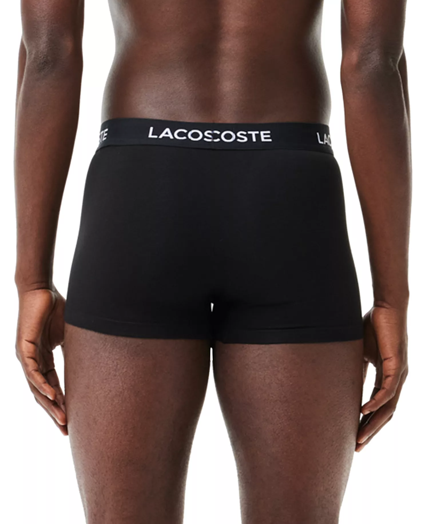 Men's 5- Pack Cotton Stretch Trunks - BLACK - L