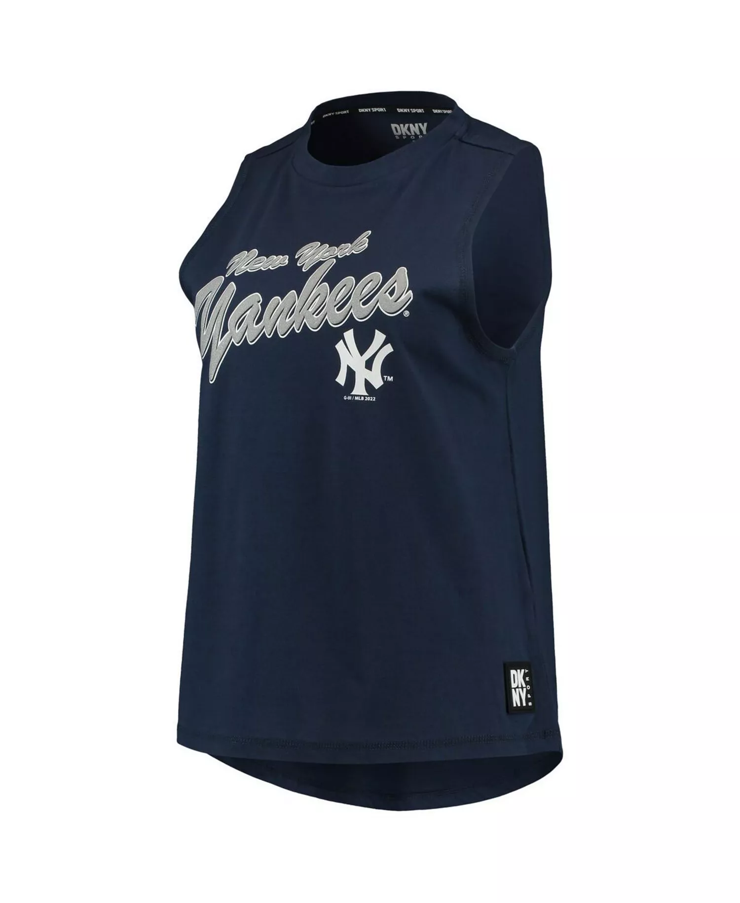 Women's Navy New York Yankees Marcie Tank Top - Navy - S