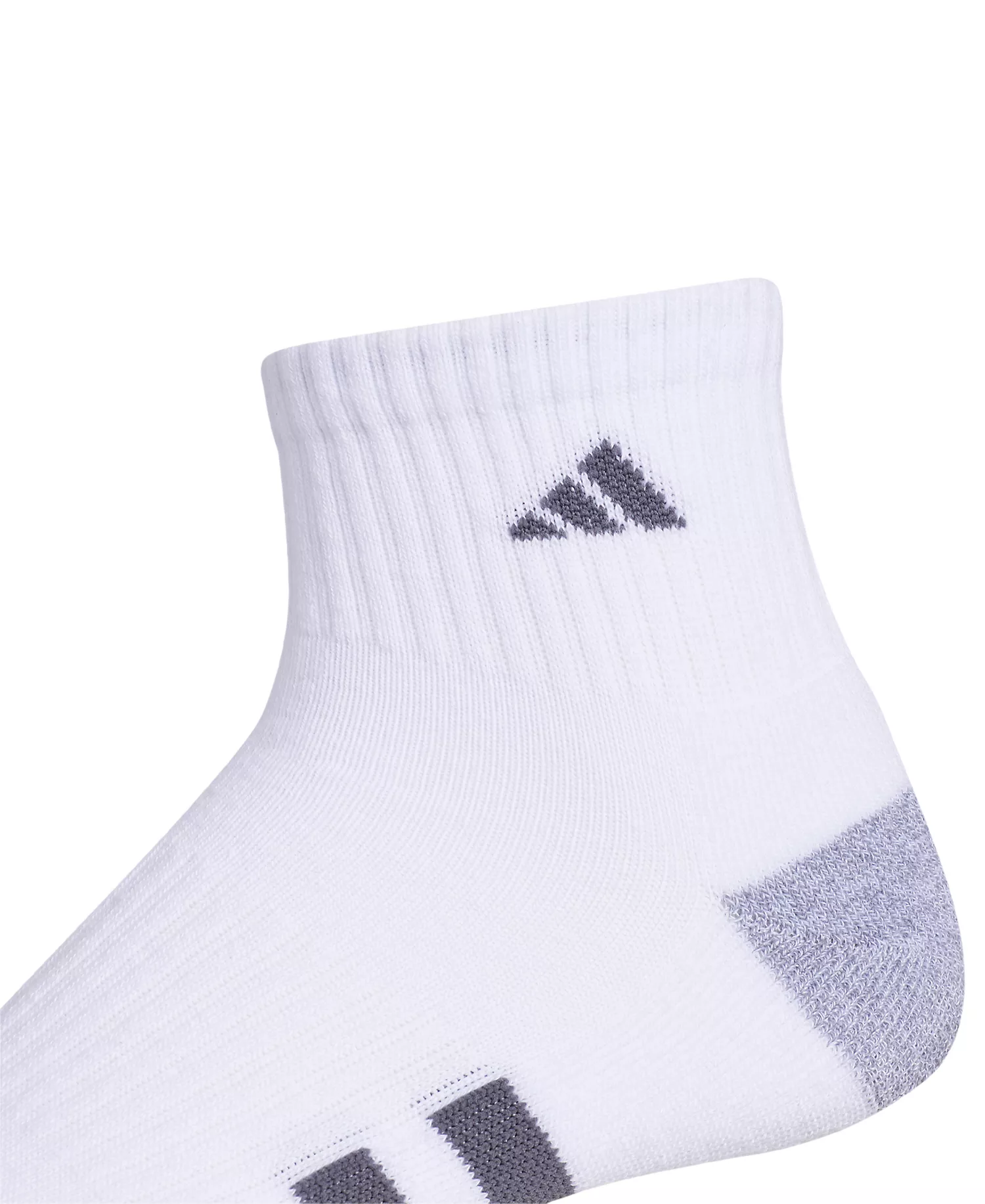 Men's 3-pk. Cushioned Quarter Logo Socks - Black - L