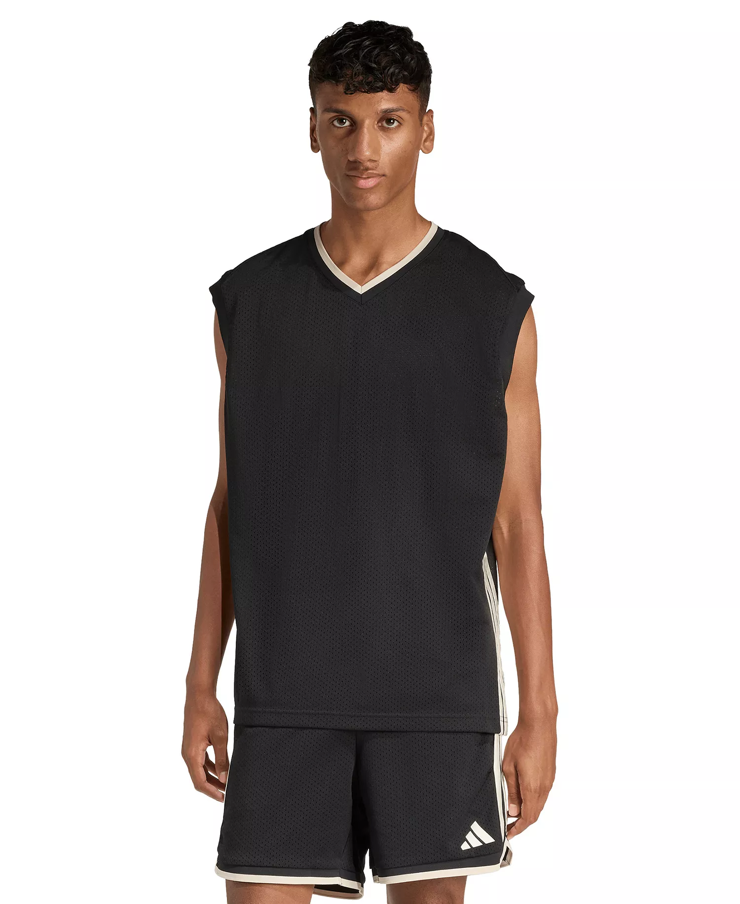 Men's Stadium Baseball Mesh Sleeveless T-Shirt - Black/Crystal Linen - 2XL